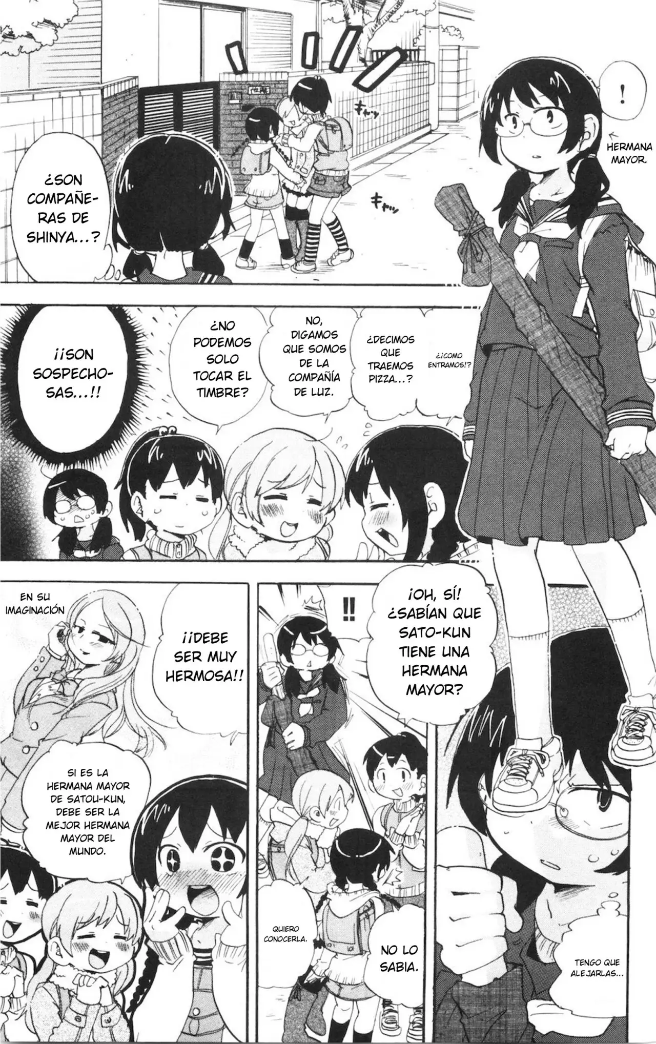Mitsudomoe capítulo 177, página 4