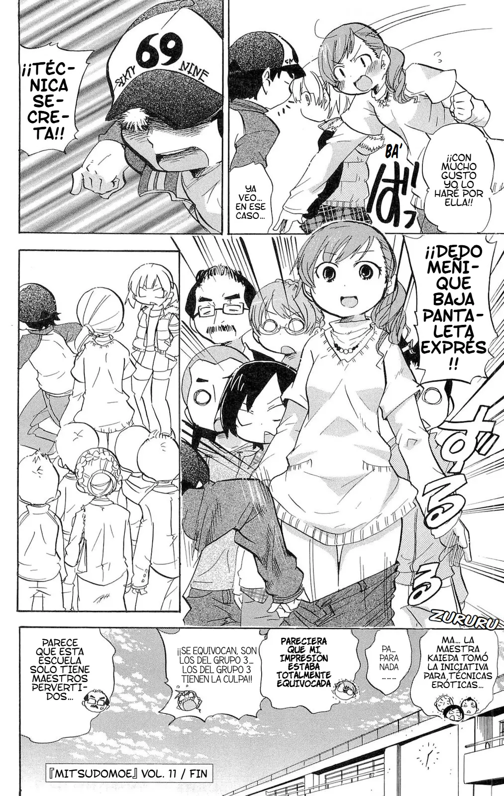 Mitsudomoe capítulo 211, página 9