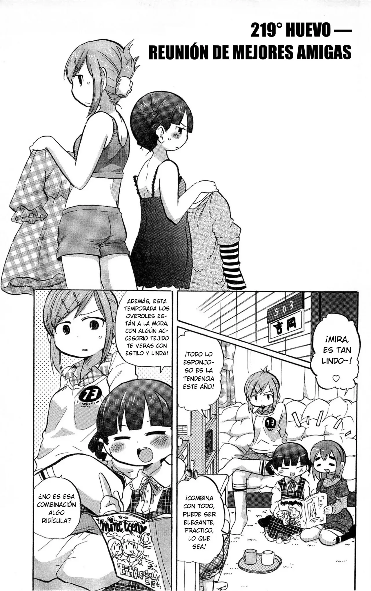 Mitsudomoe capítulo 219, página 2