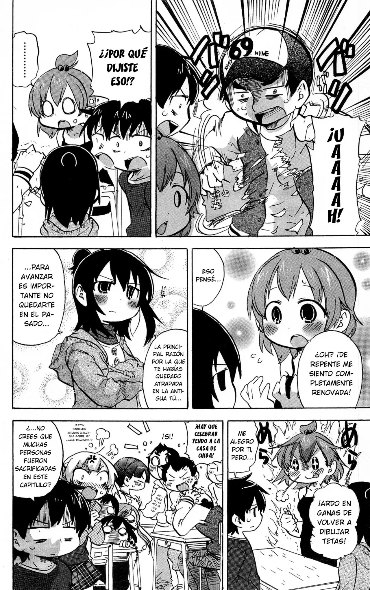 Mitsudomoe capítulo 222, página 9