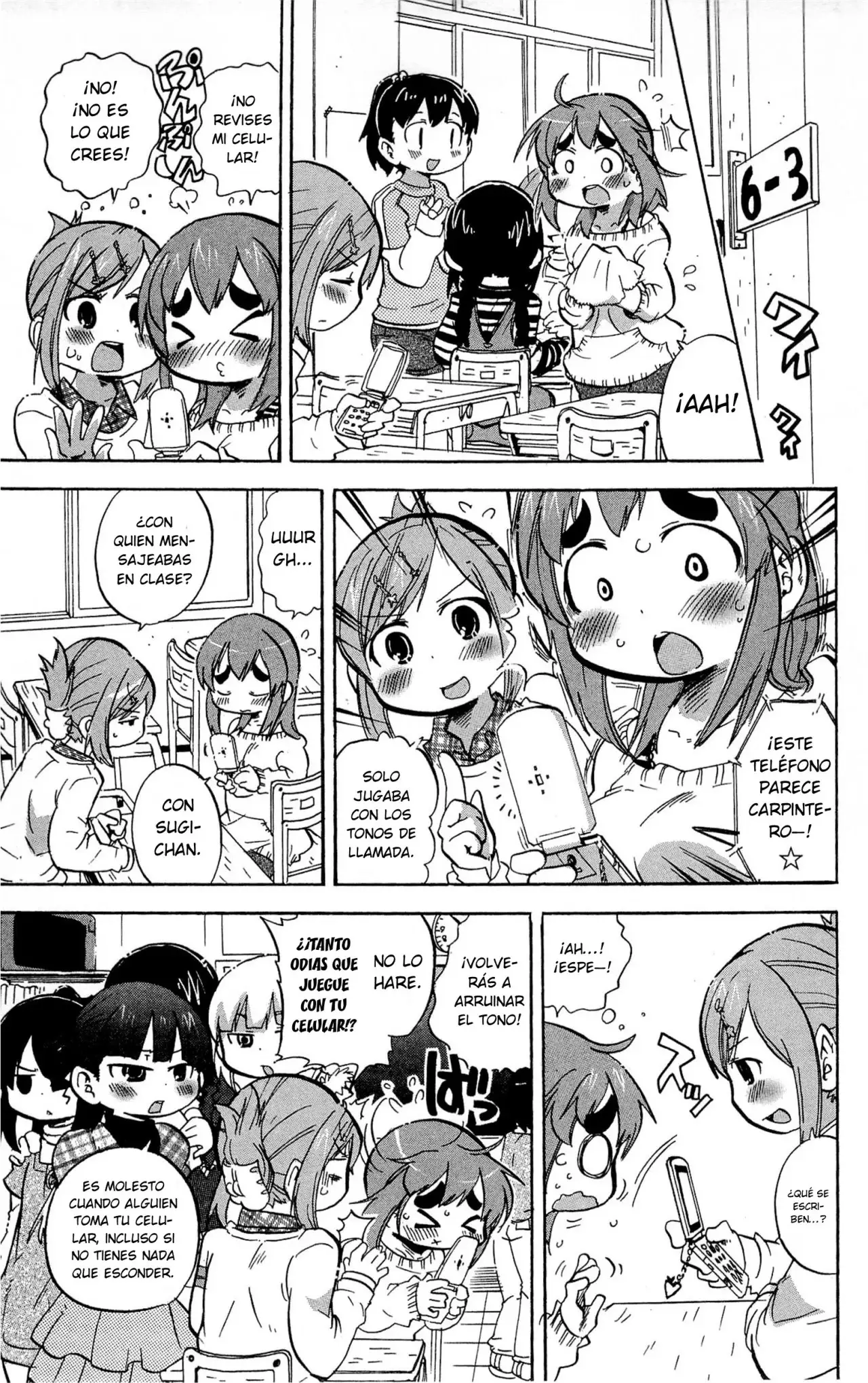 Mitsudomoe capítulo 223, página 6