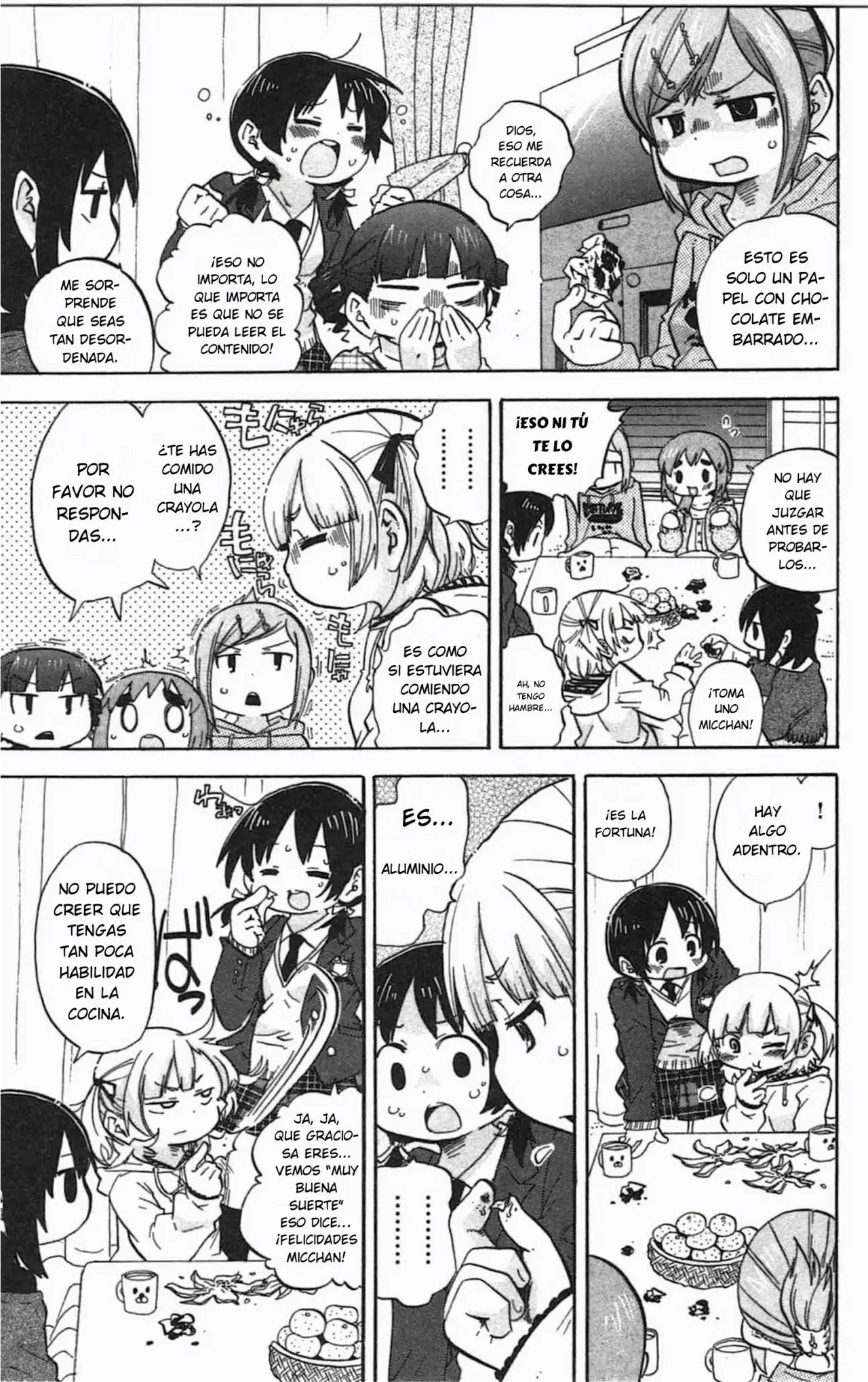 Mitsudomoe capítulo 243, página 4