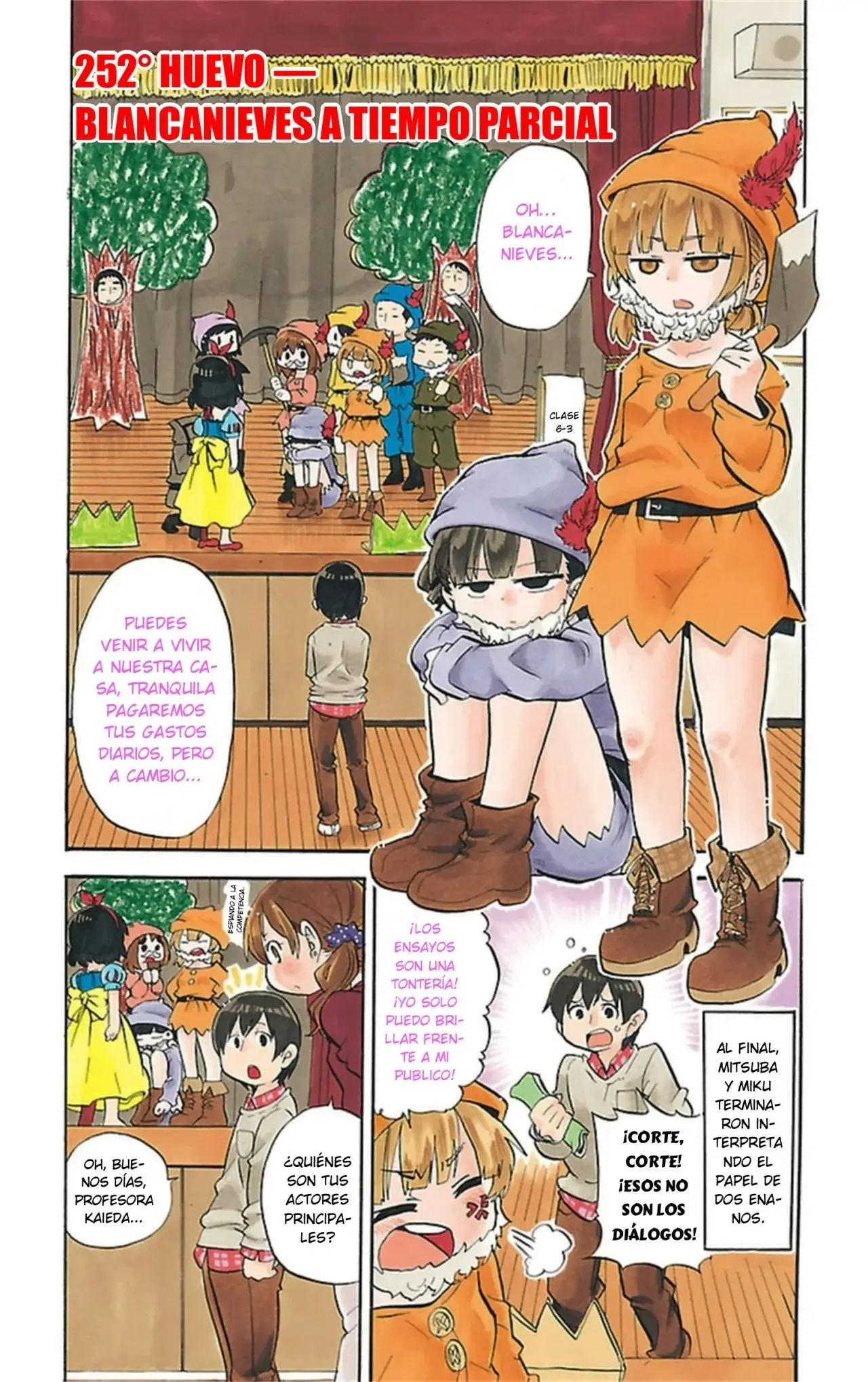 Mitsudomoe capítulo 252, página 2