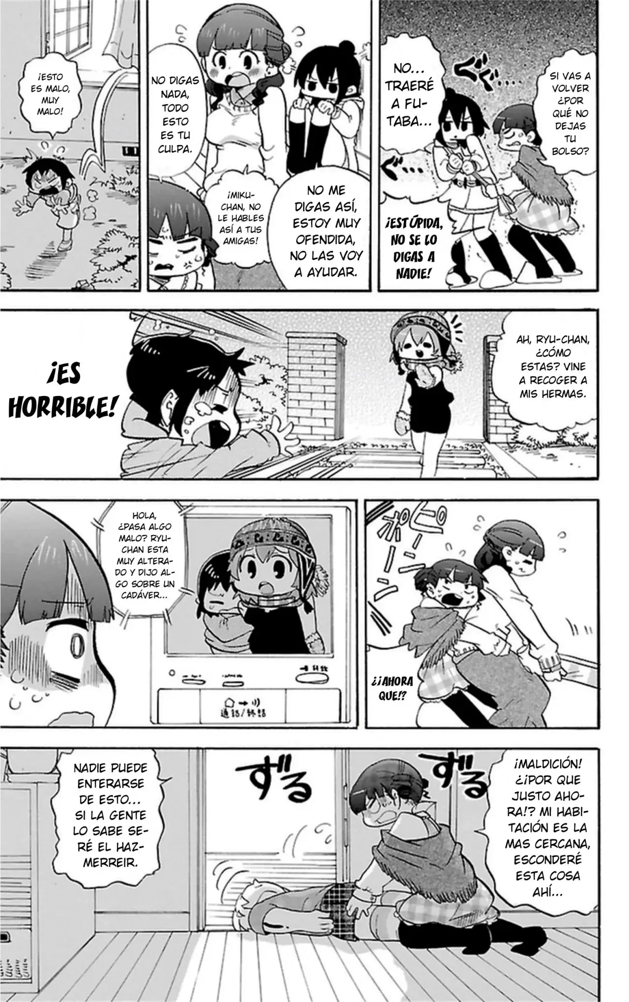 Mitsudomoe capítulo 268, página 8