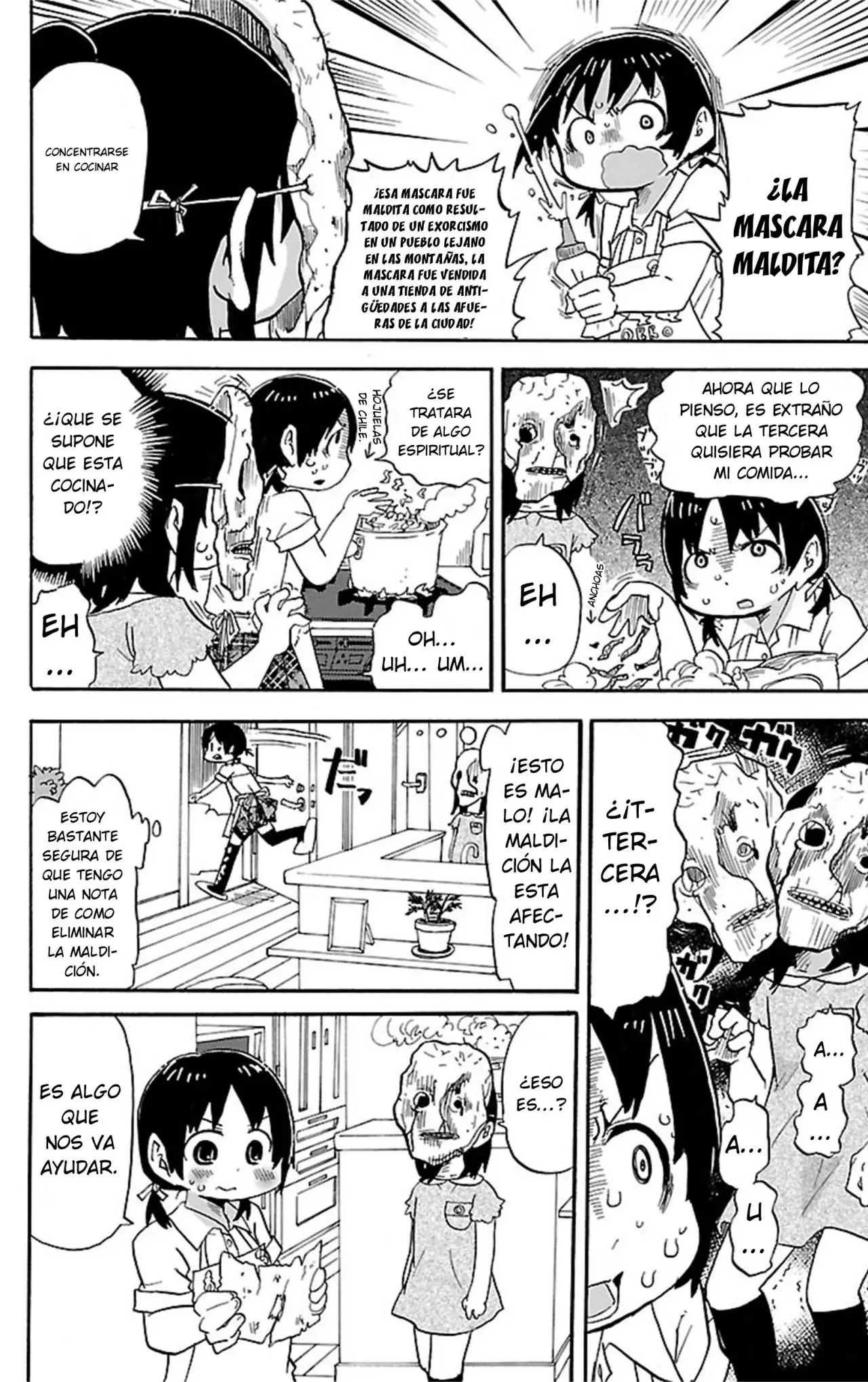 Mitsudomoe capítulo 282, página 7