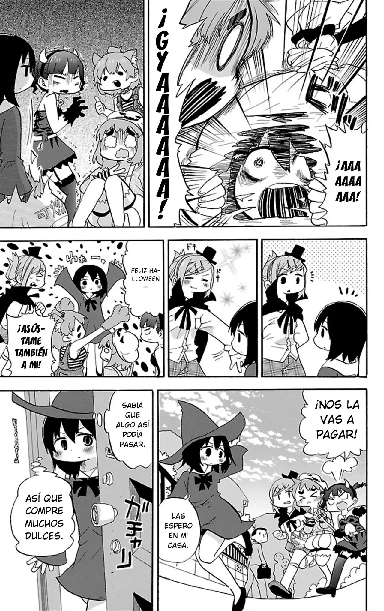 Mitsudomoe capítulo 284, página 8