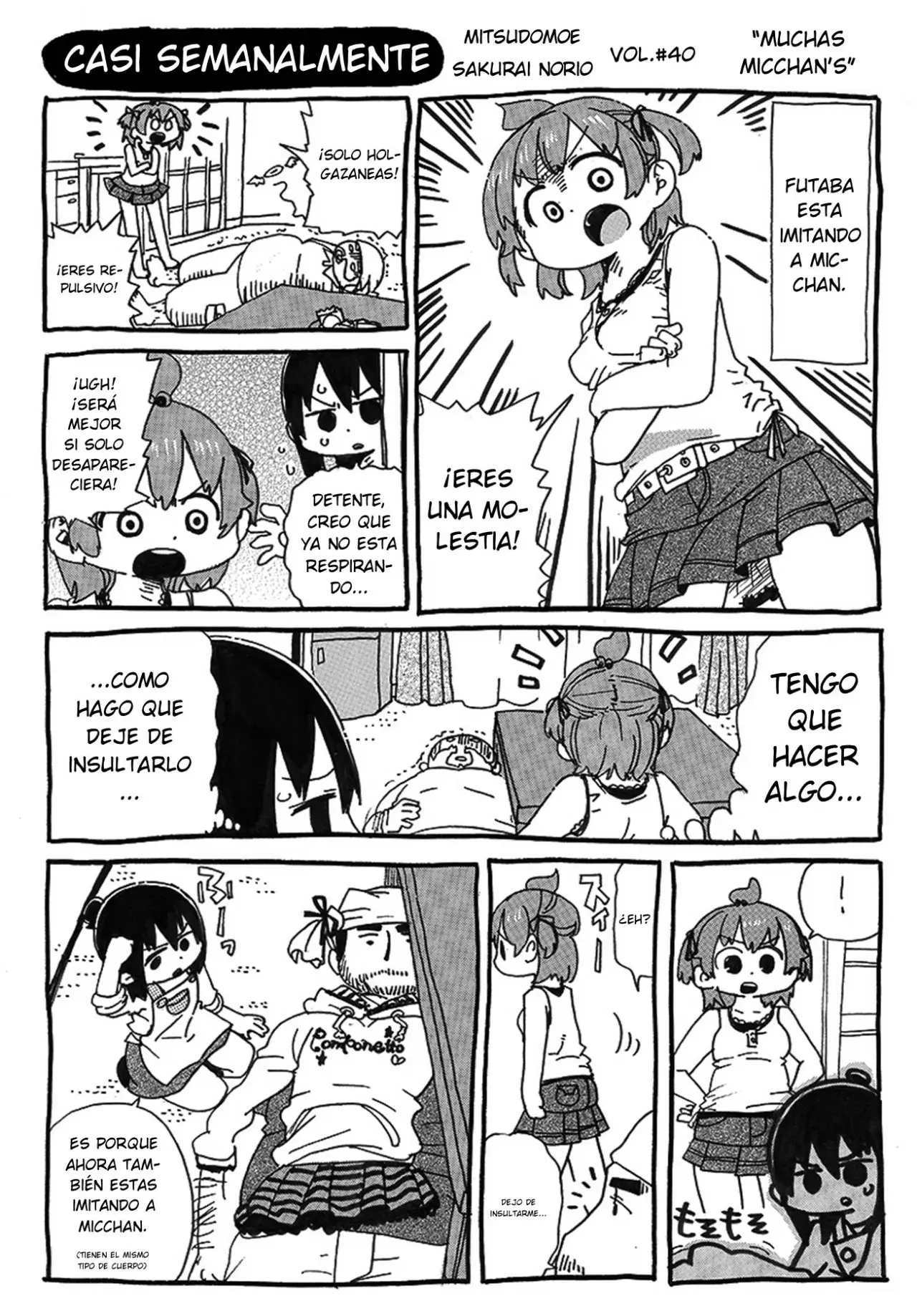 Mitsudomoe capítulo 286, página 11