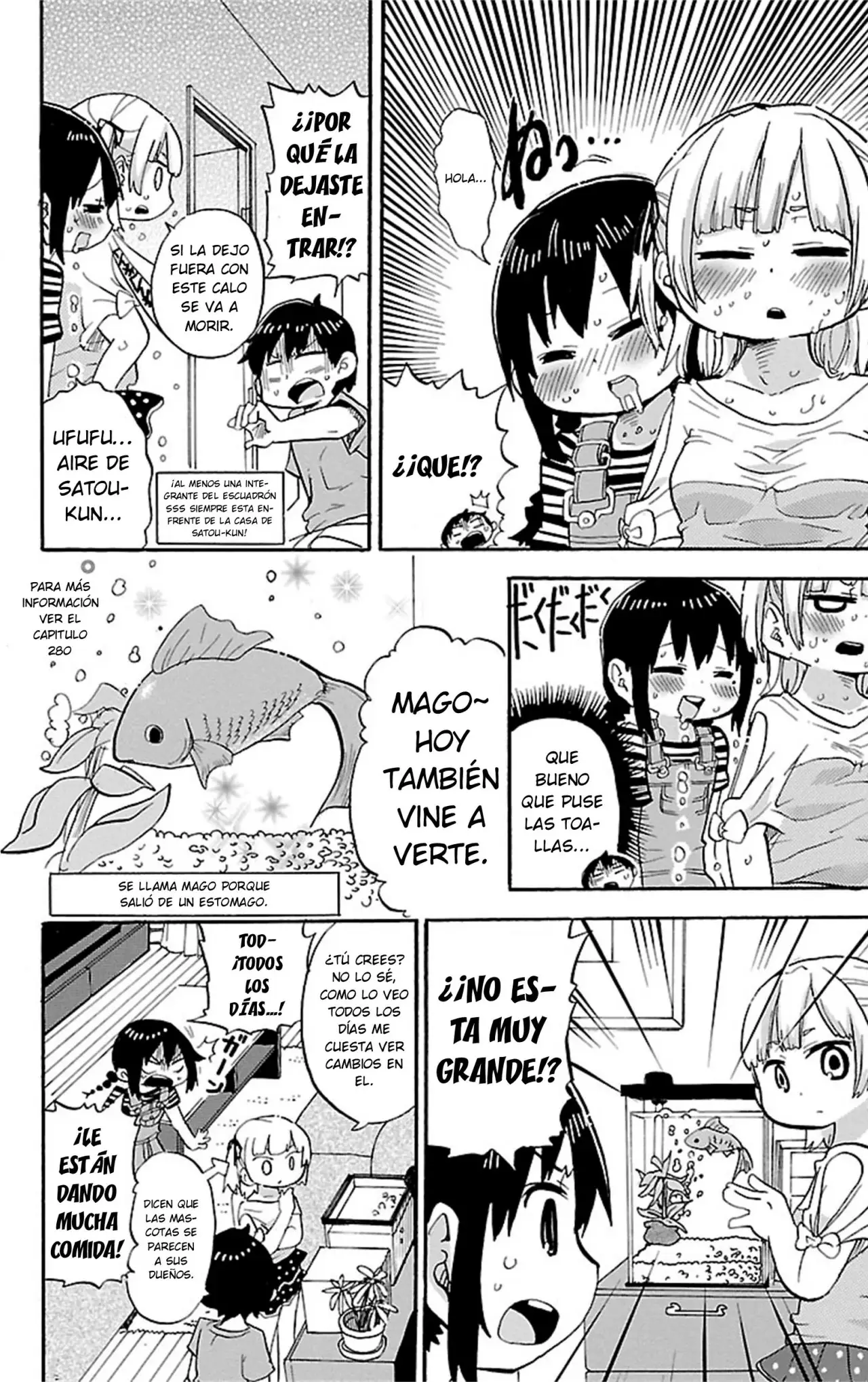 Mitsudomoe capítulo 303, página 3