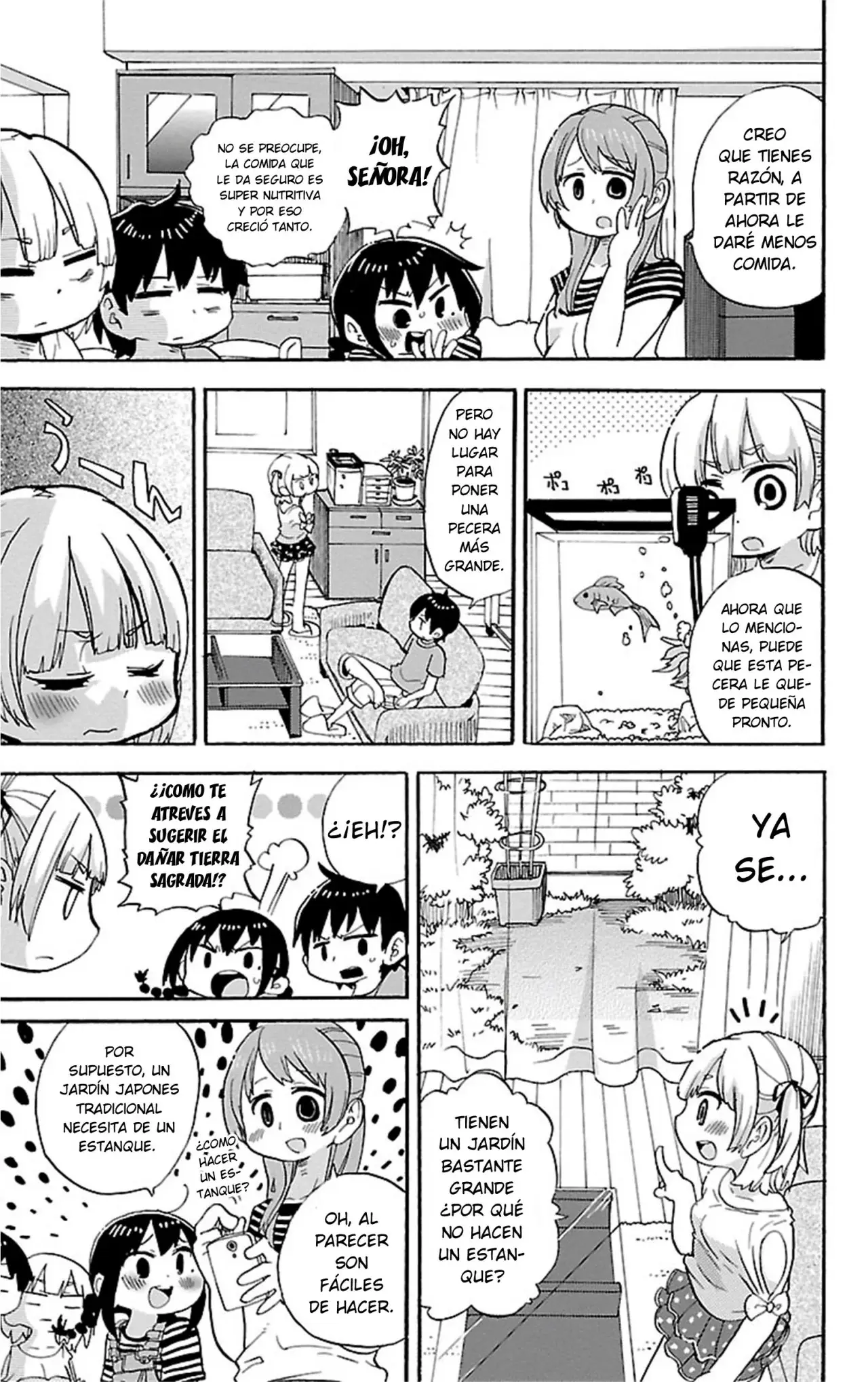 Mitsudomoe capítulo 303, página 4