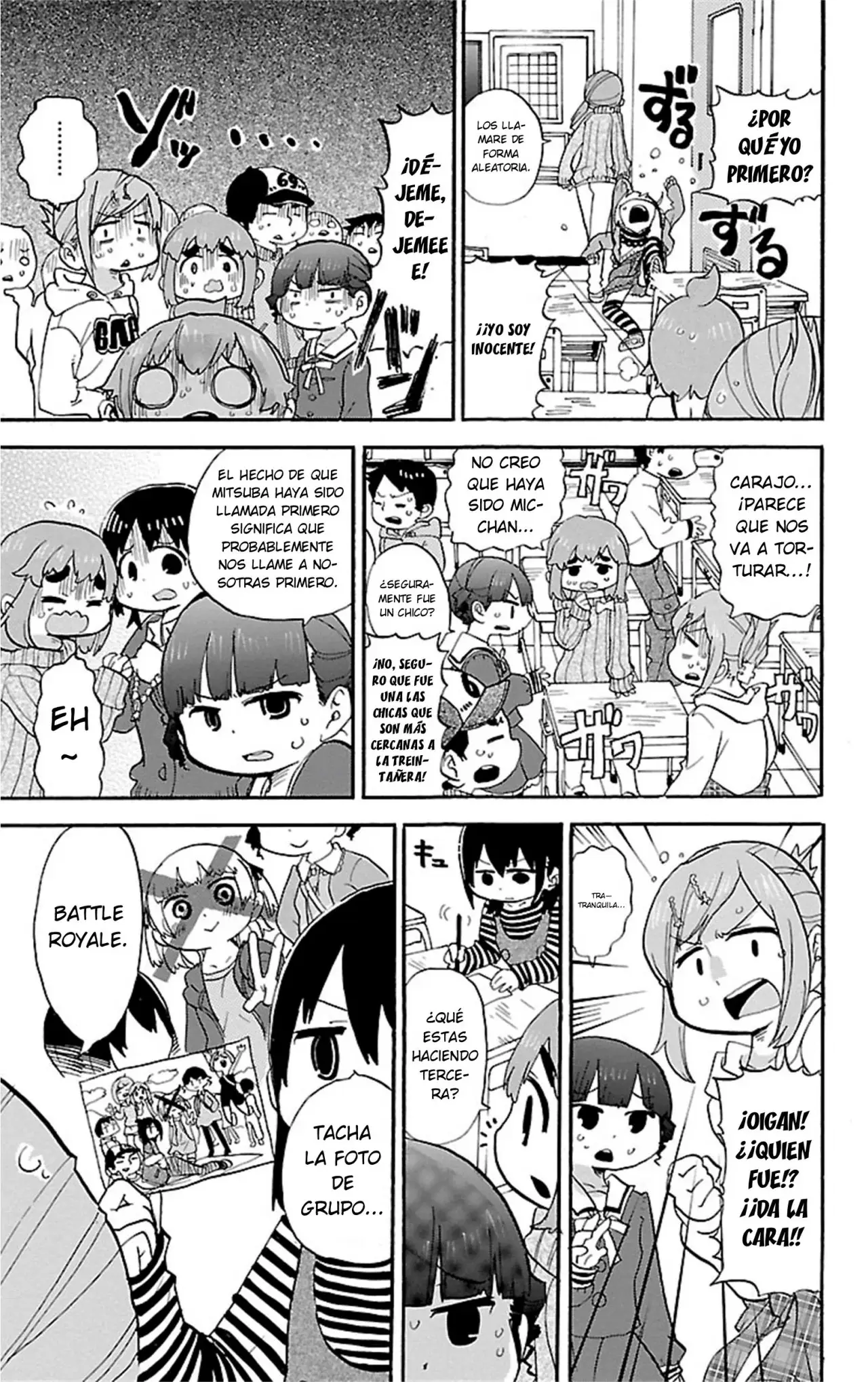 Mitsudomoe capítulo 313, página 4