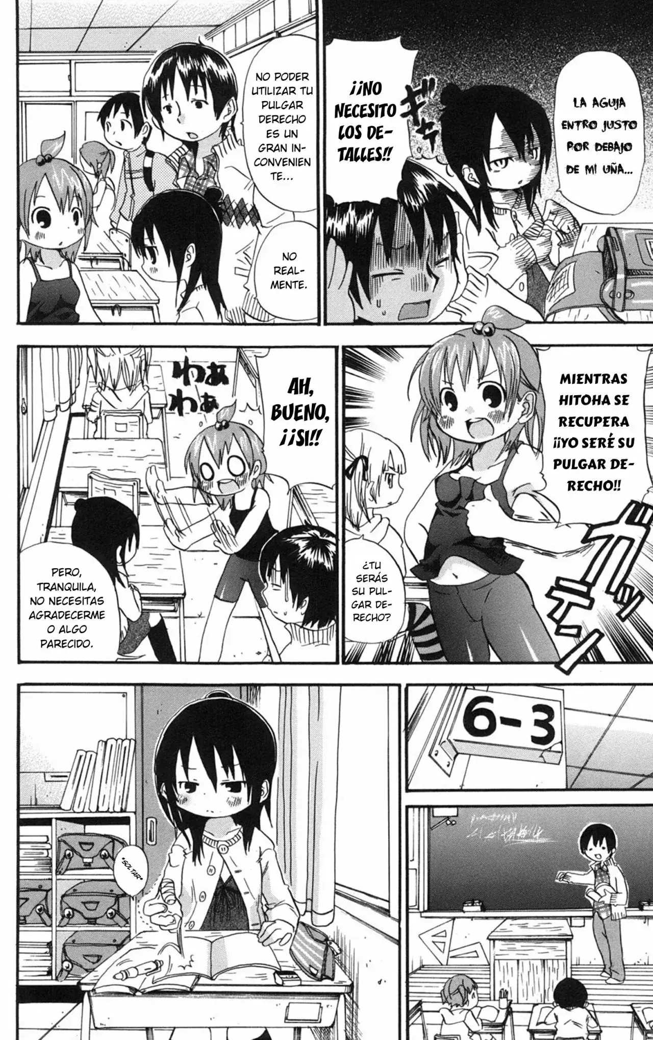 Mitsudomoe capítulo 34, página 3