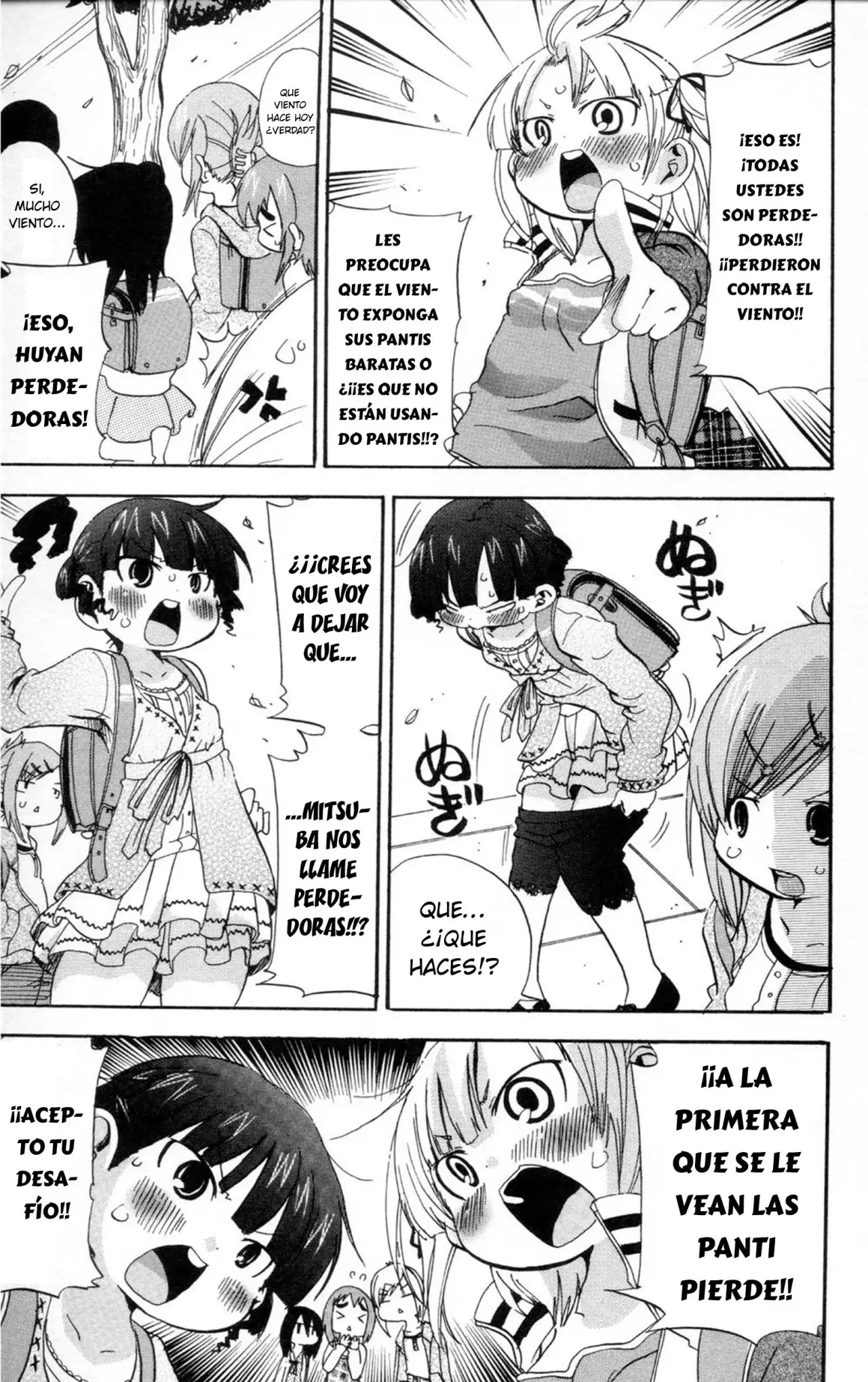 Mitsudomoe capítulo 93, página 4
