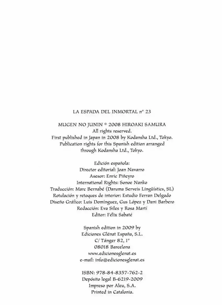 Mugen no Junin capítulo 155, página 32