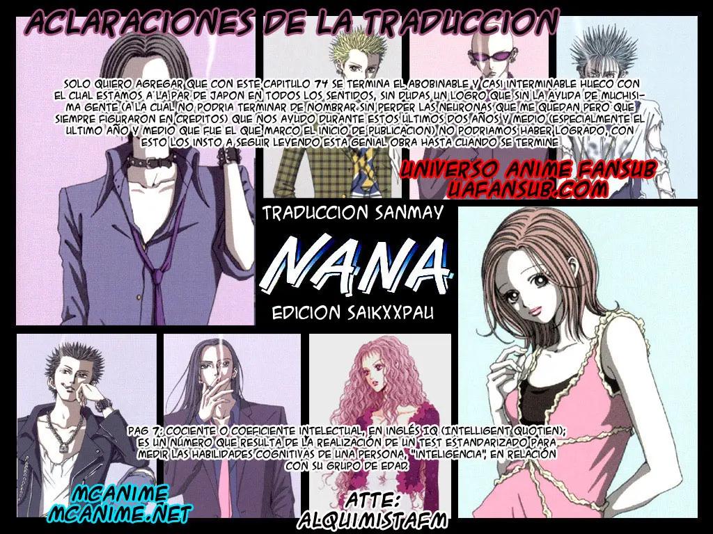 NANA capítulo 74, página 43