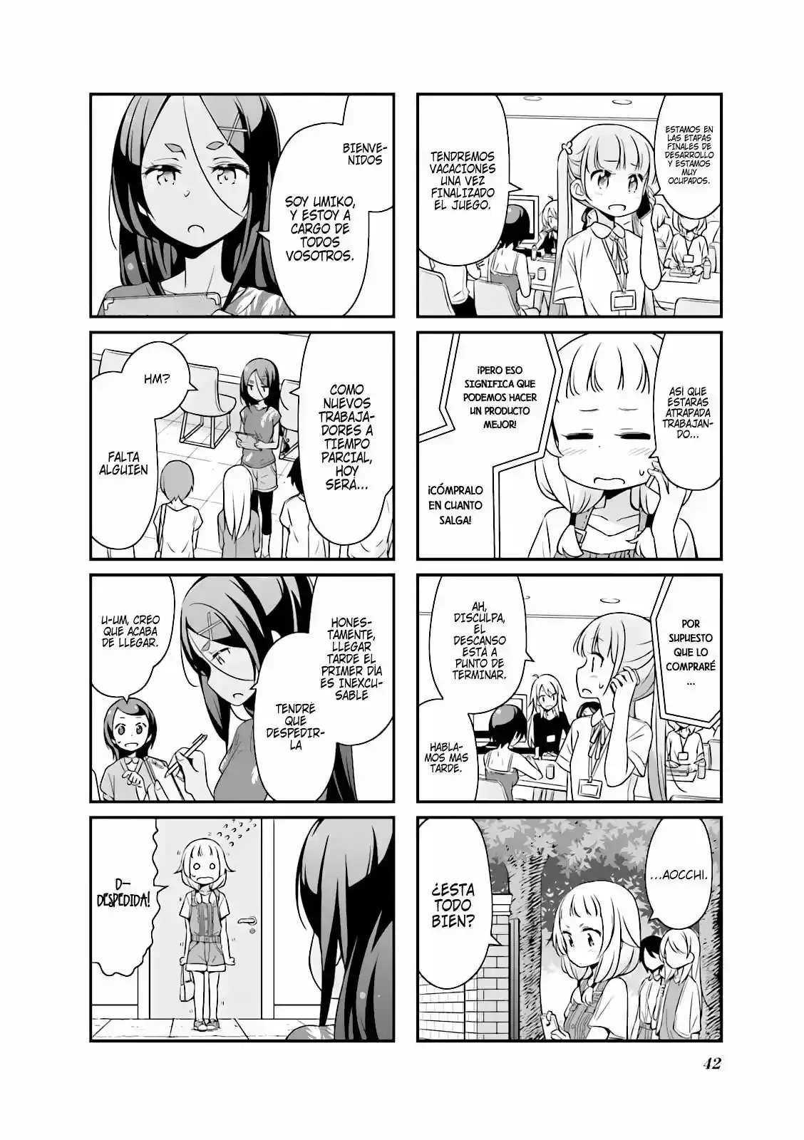 NEW GAME! capítulo 17, página 3