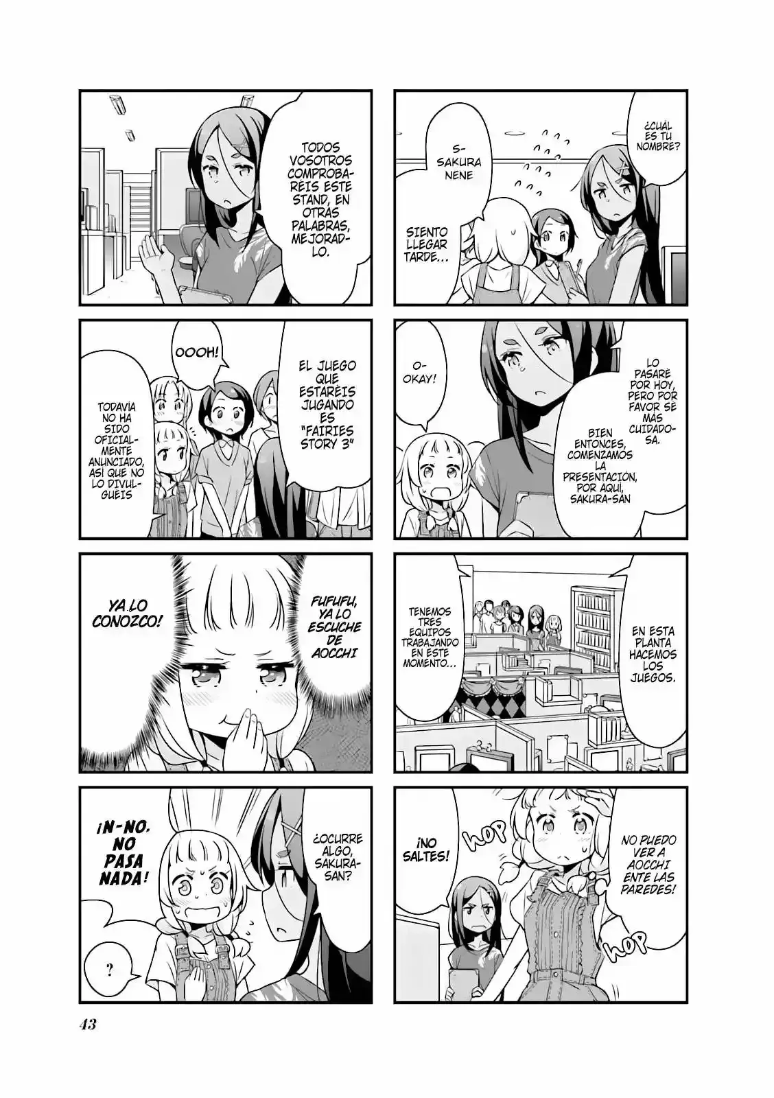 NEW GAME! capítulo 17, página 4