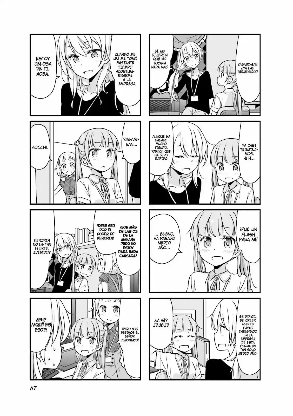 NEW GAME! capítulo 22, página 8