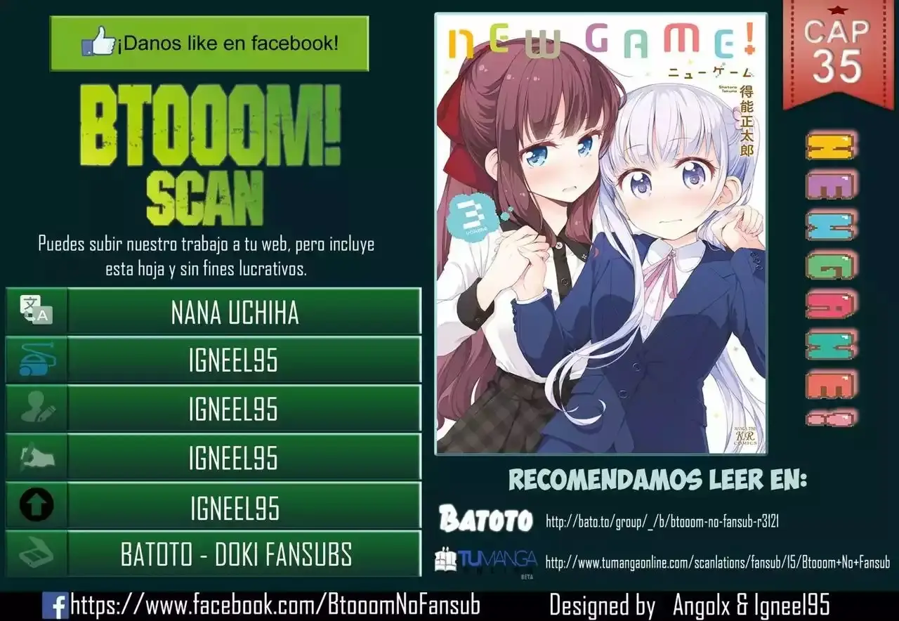 NEW GAME! capítulo 35, página 1
