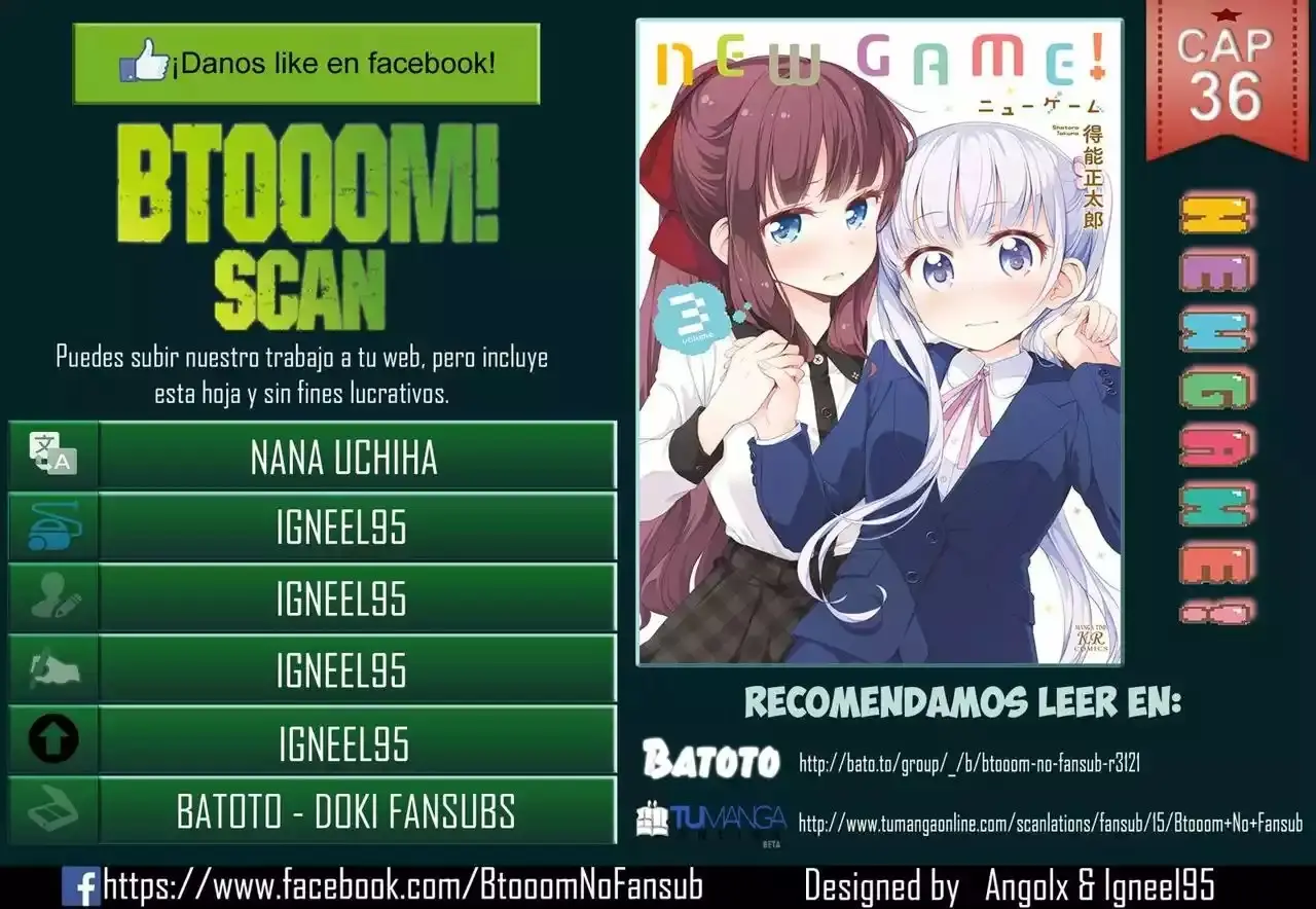 NEW GAME! capítulo 36, página 1