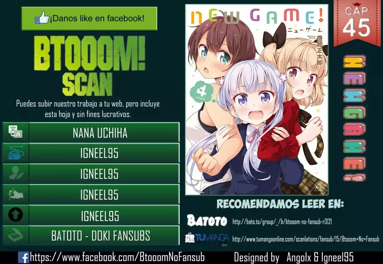NEW GAME! capítulo 45, página 1