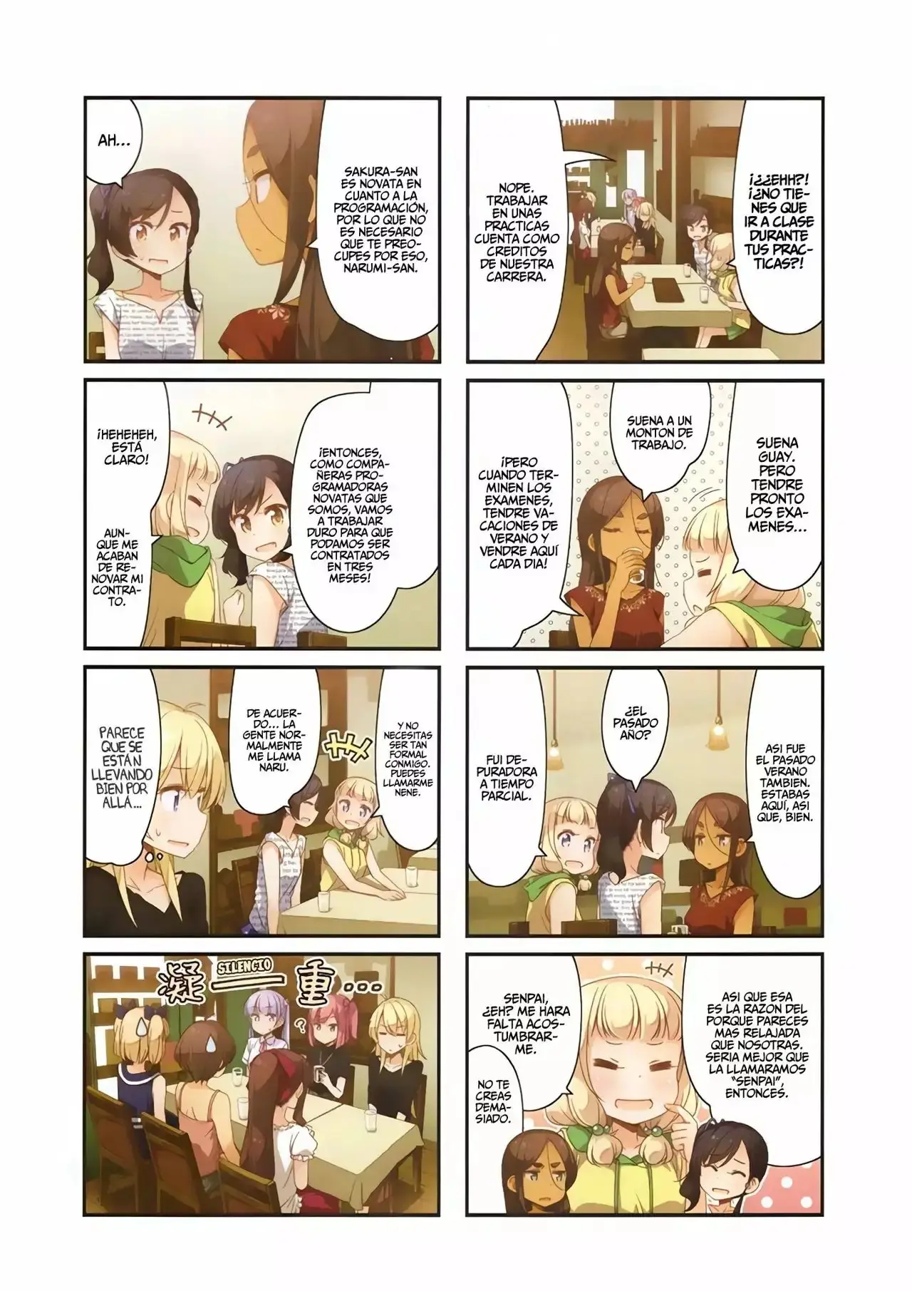 NEW GAME! capítulo 54, página 4
