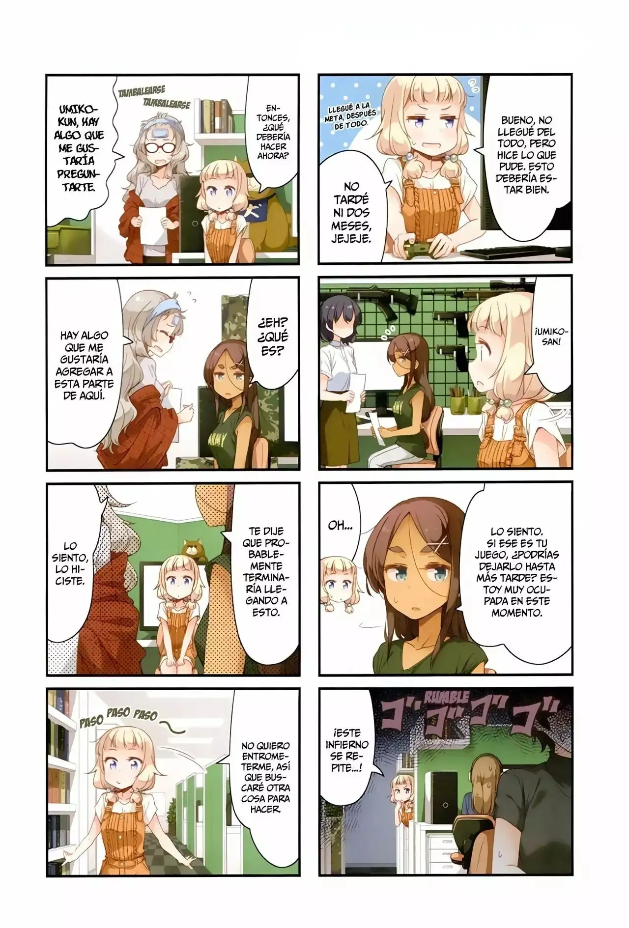 NEW GAME! capítulo 59, página 4