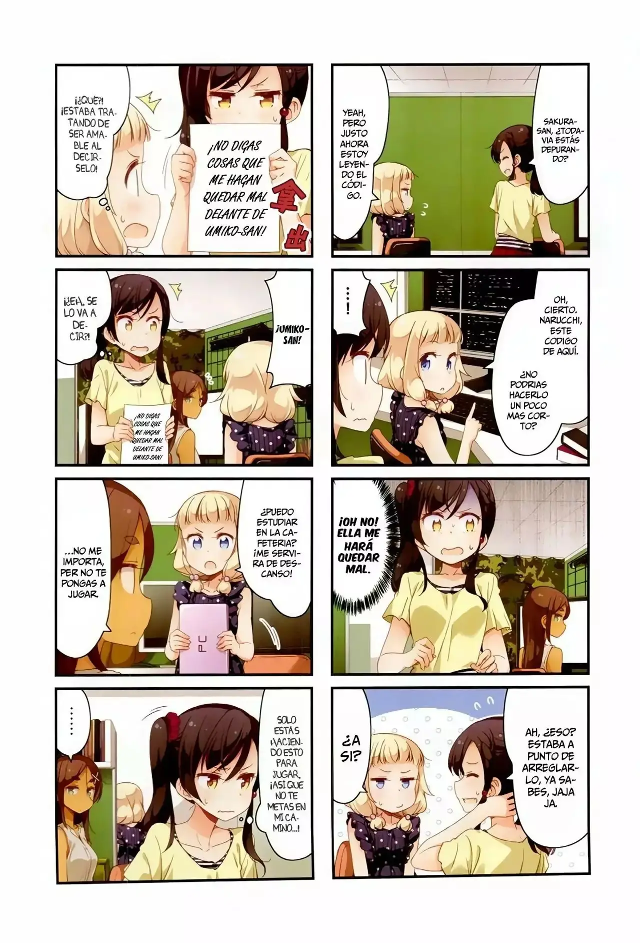 NEW GAME! capítulo 60, página 4