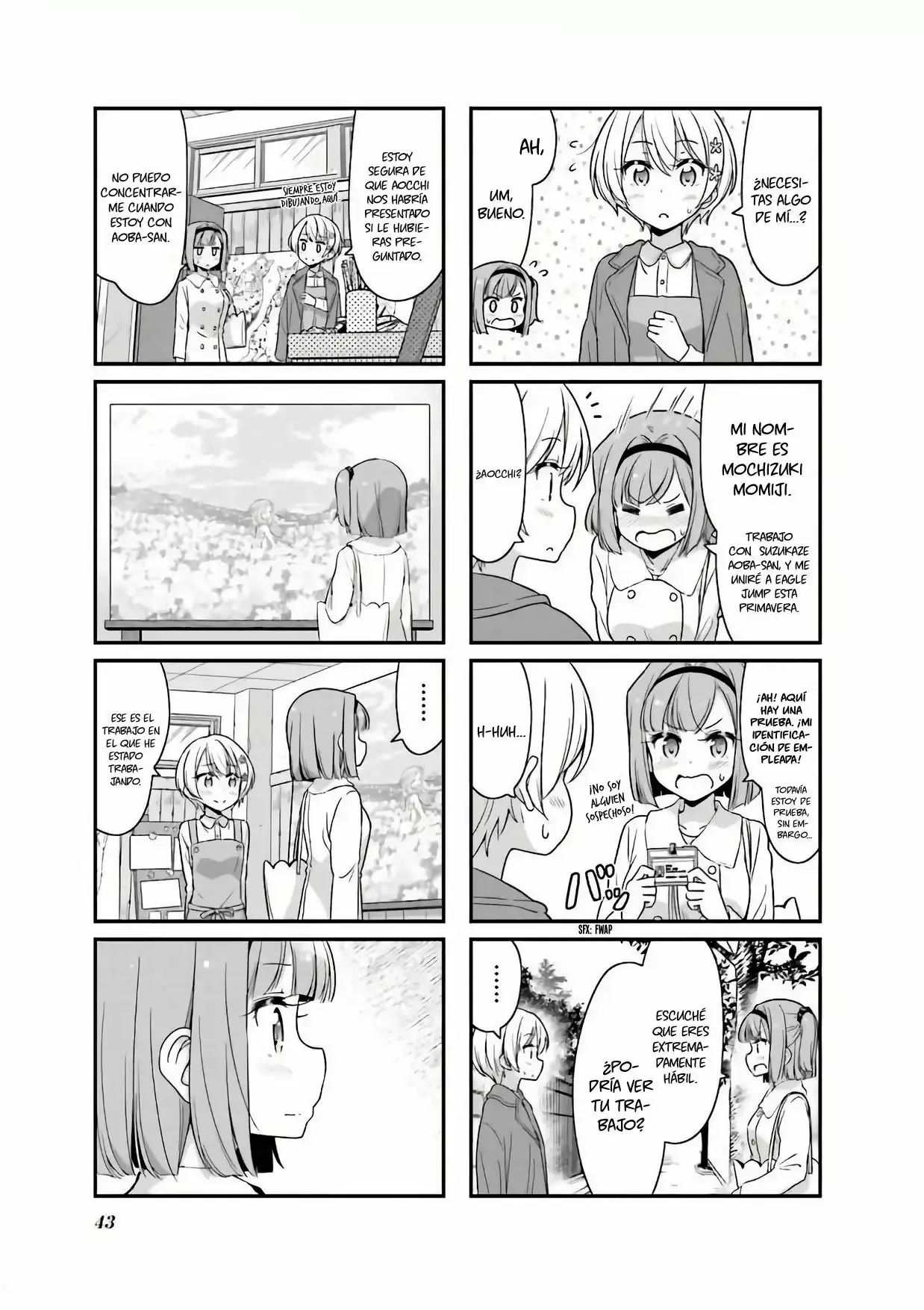 NEW GAME! capítulo 69, página 4