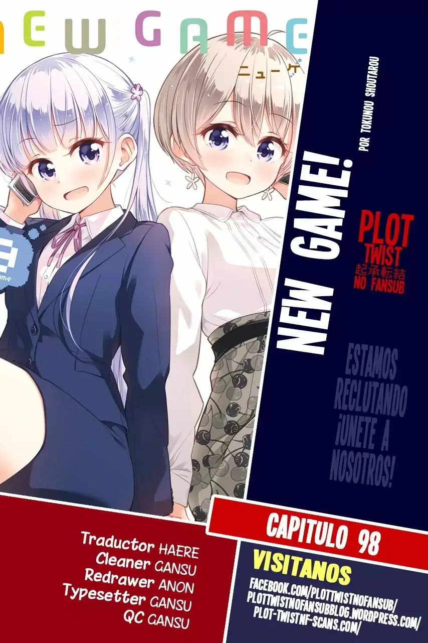 NEW GAME! capítulo 98, página 1