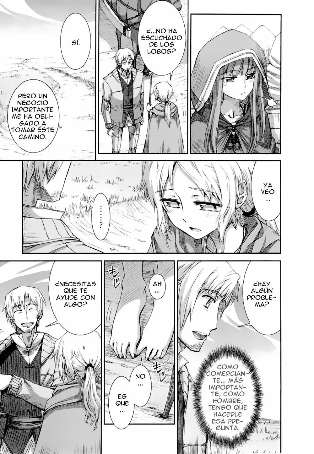 Ookami to Koushinryou capítulo 21, página 6
