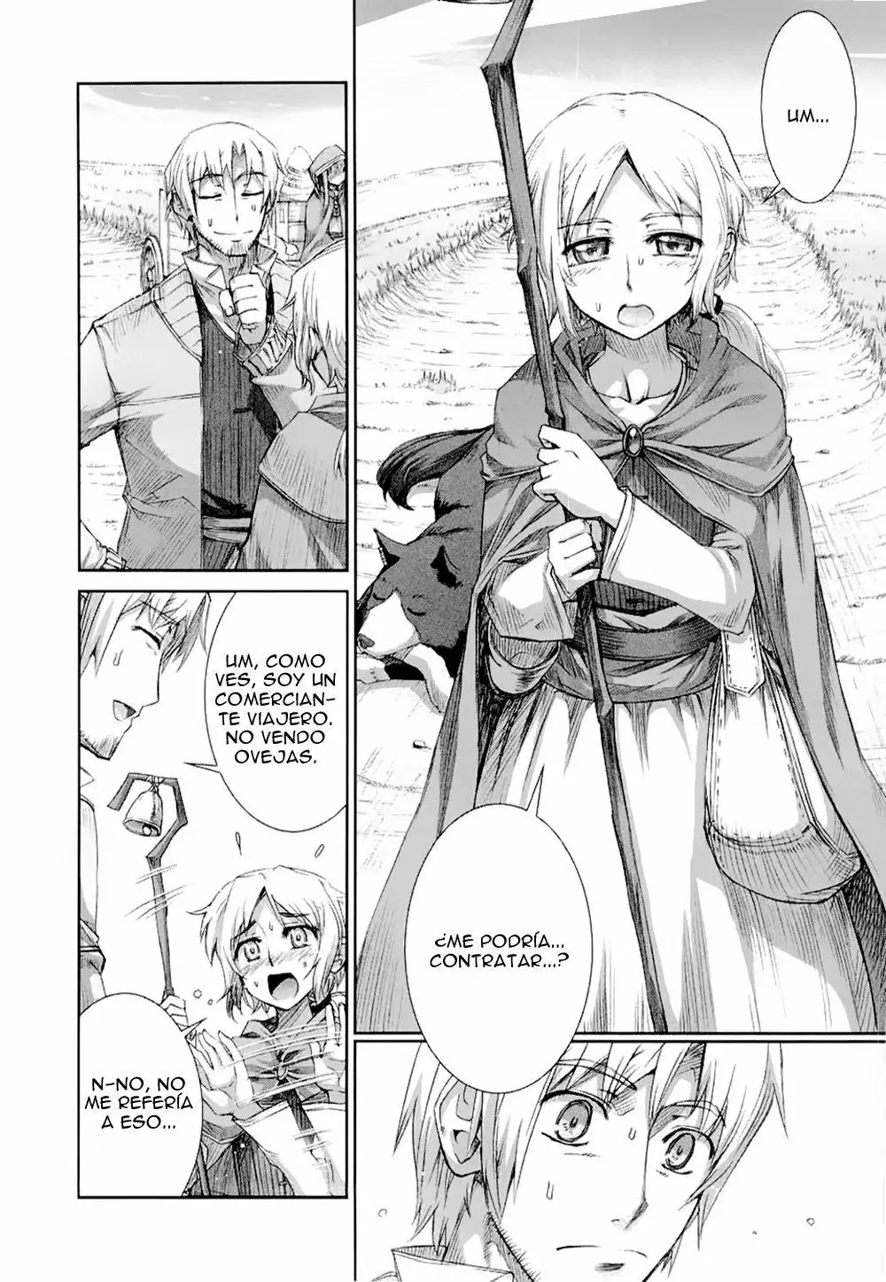 Ookami to Koushinryou capítulo 21, página 7