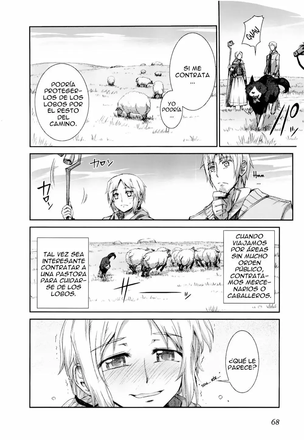 Ookami to Koushinryou capítulo 21, página 9