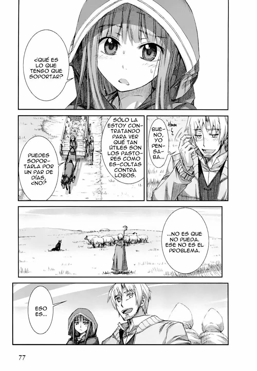Ookami to Koushinryou capítulo 21, página 18