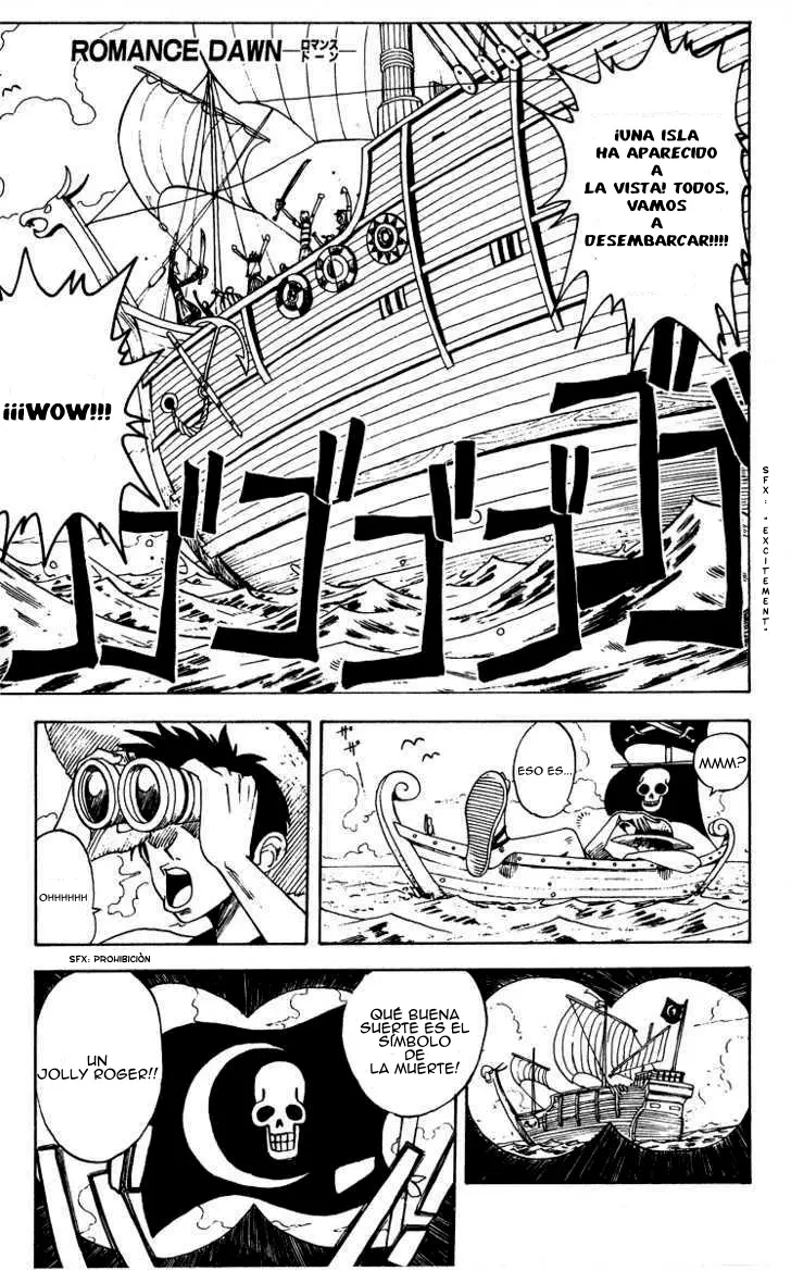ROMANCE DAWN capítulo 0, página 4