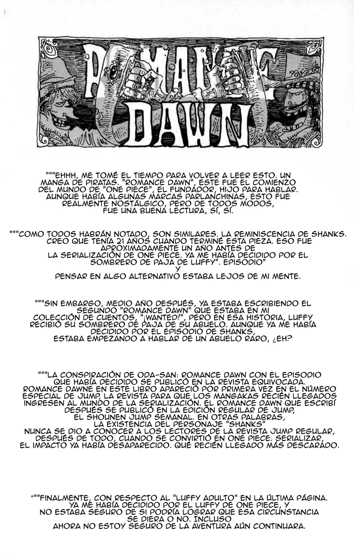 ROMANCE DAWN capítulo 0, página 51