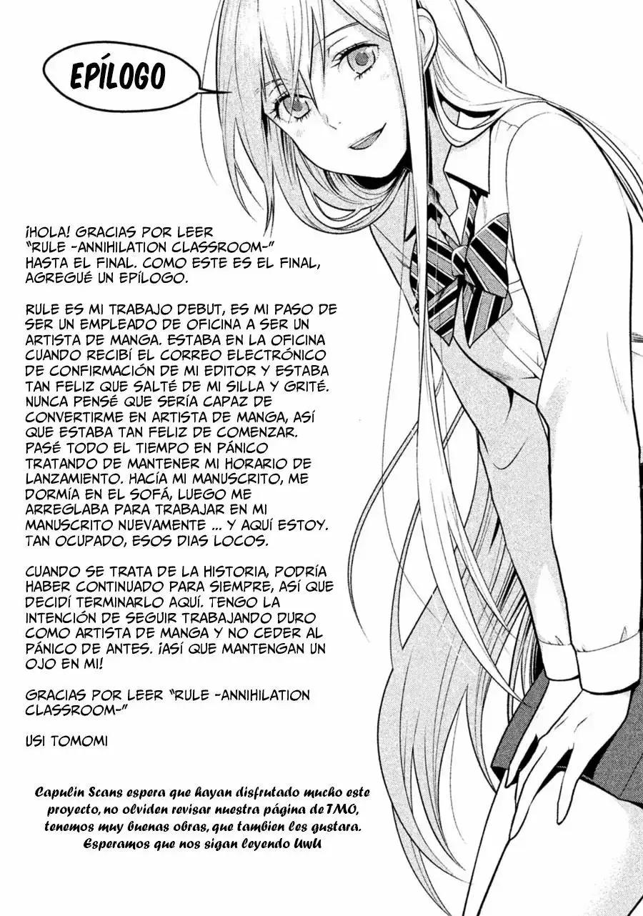 Rule - Annihilation Classroom - capítulo 29, página 16