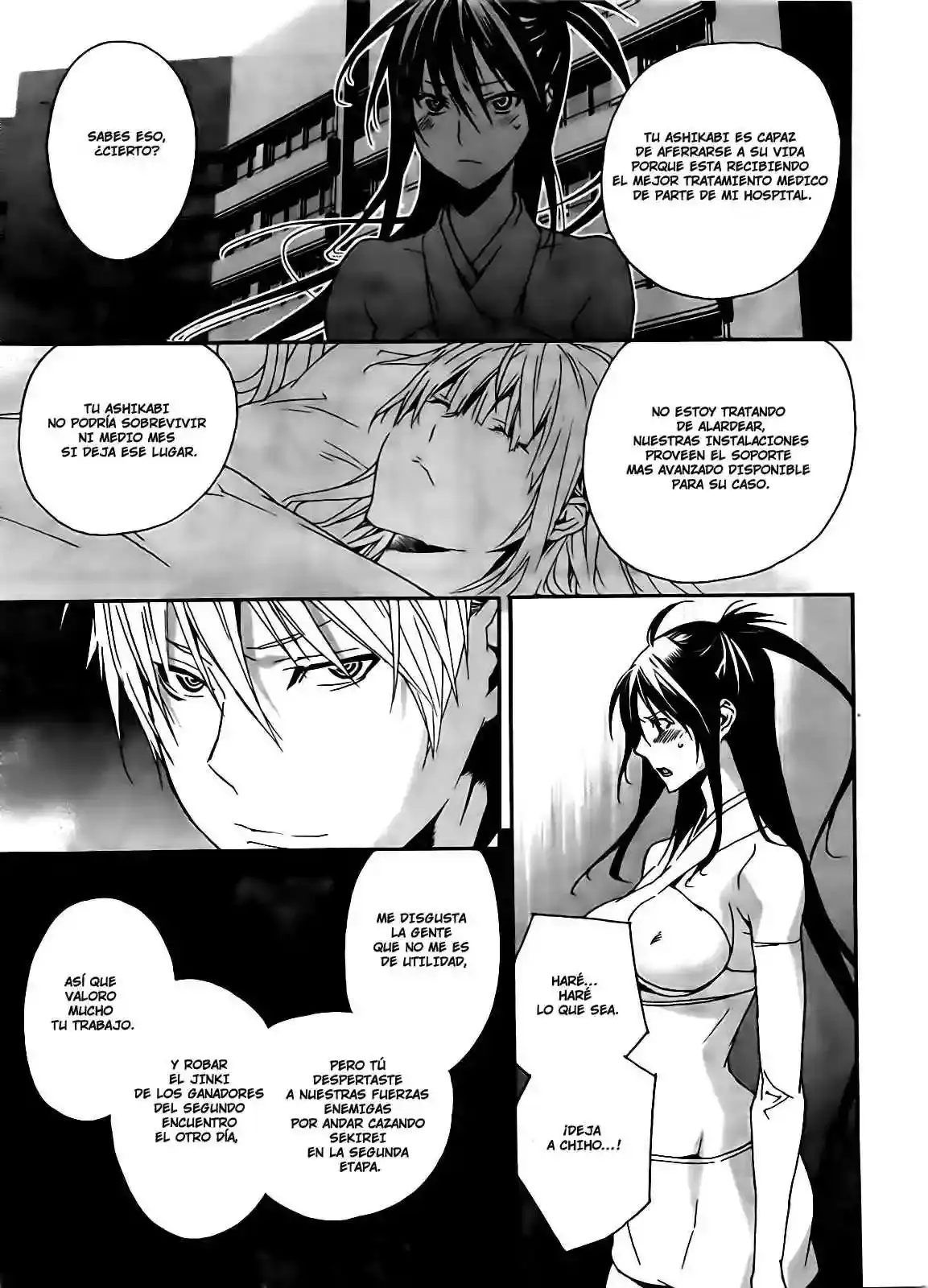 Sekirei capítulo 101, página 16