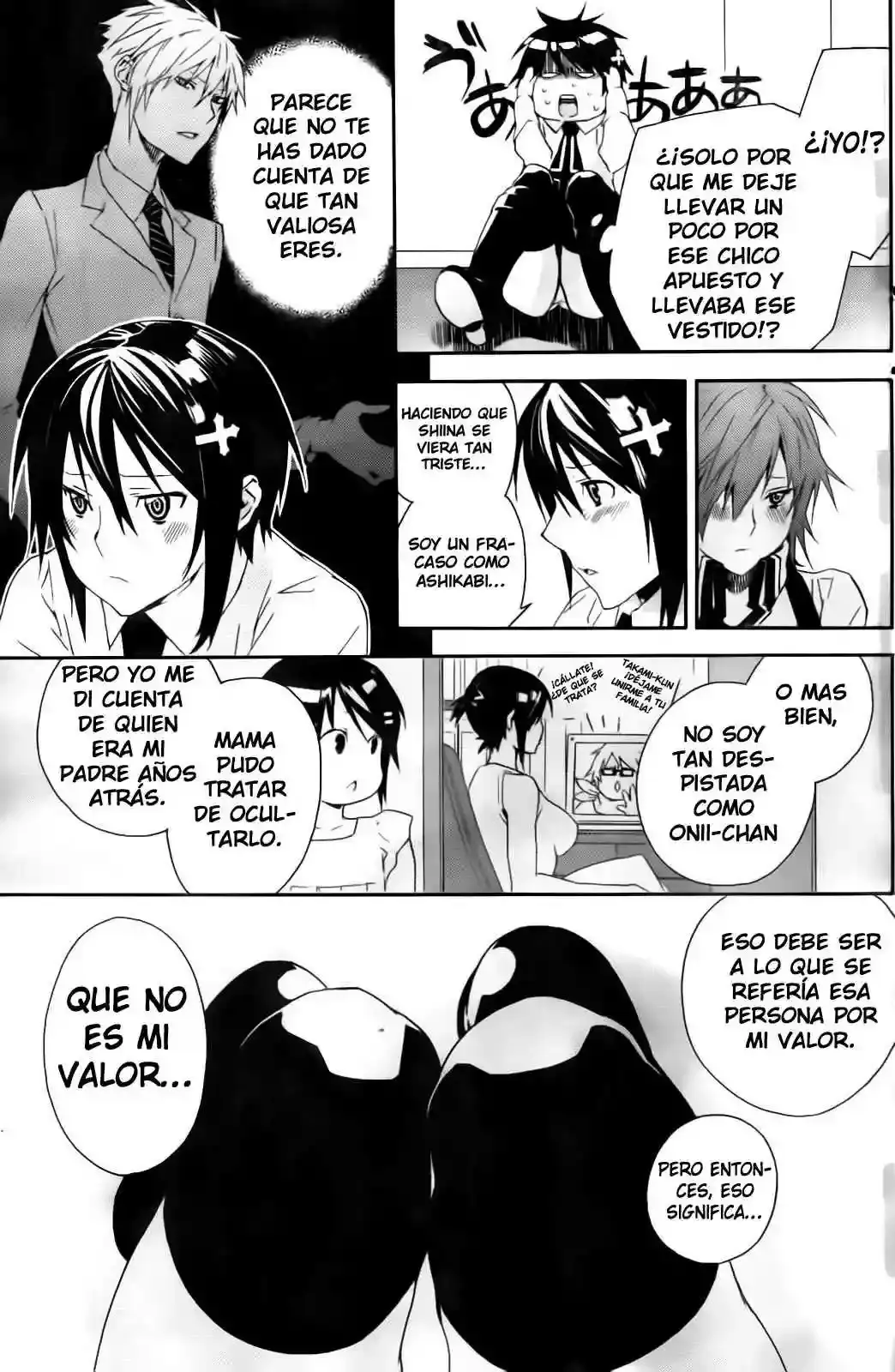 Sekirei capítulo 102, página 4