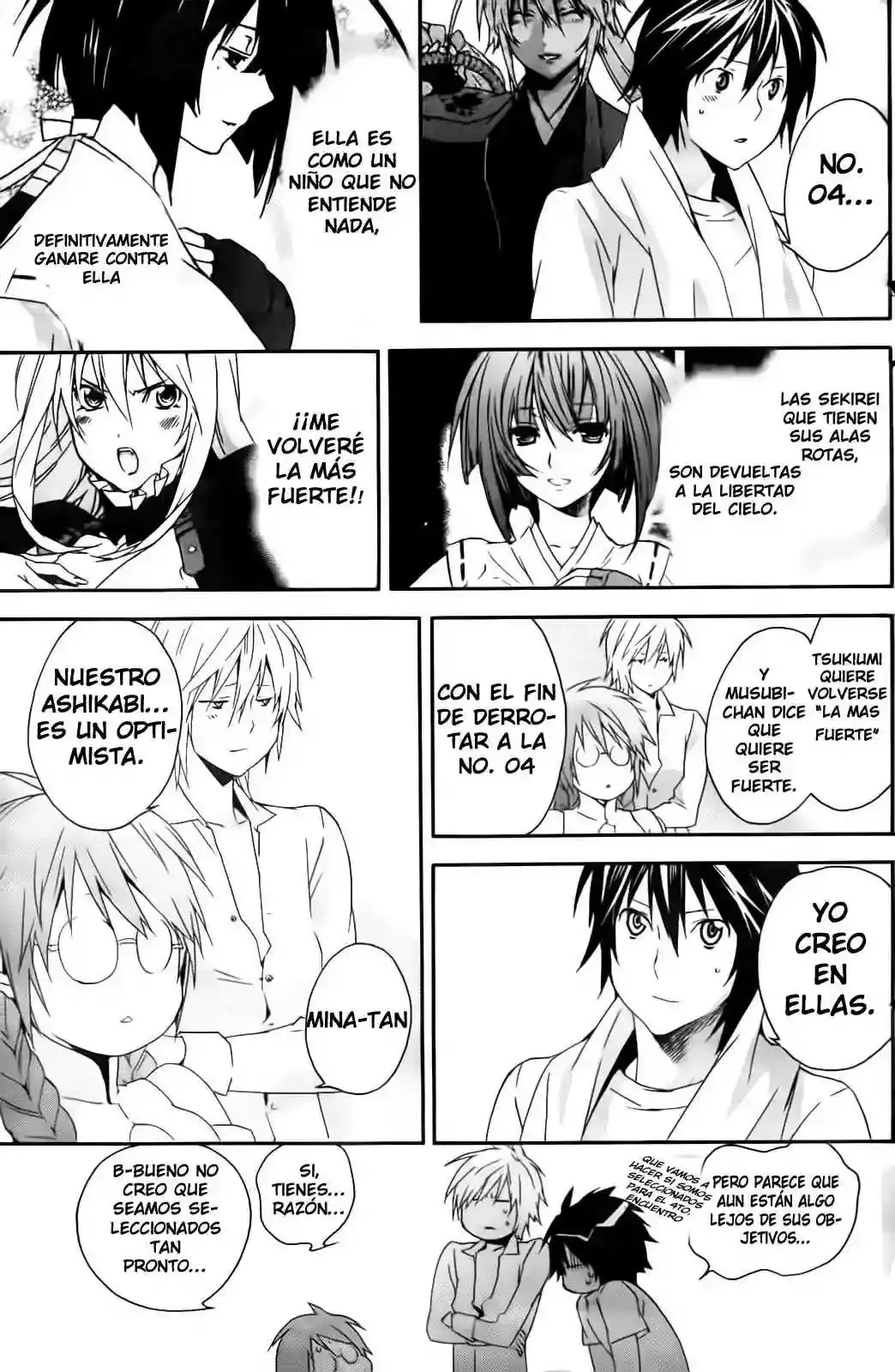 Sekirei capítulo 102, página 16