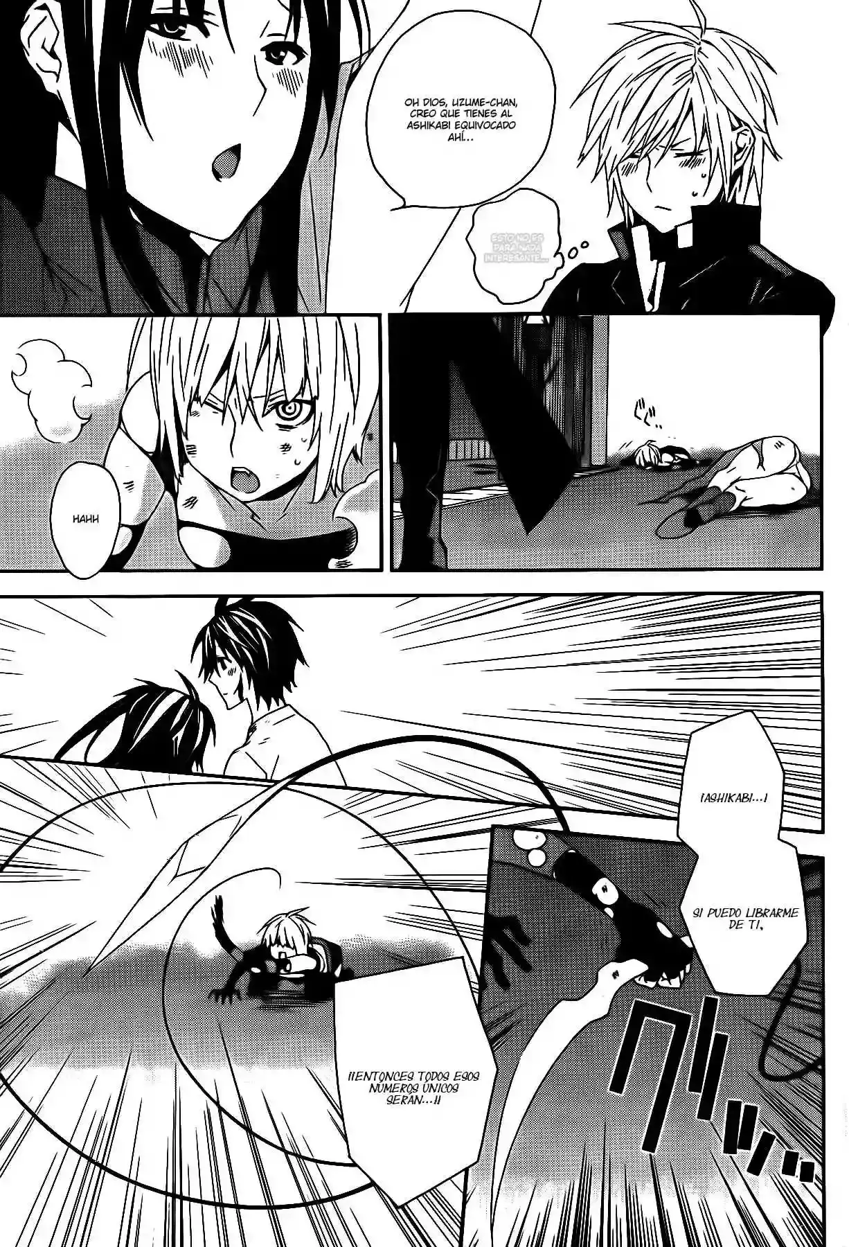 Sekirei capítulo 106, página 16