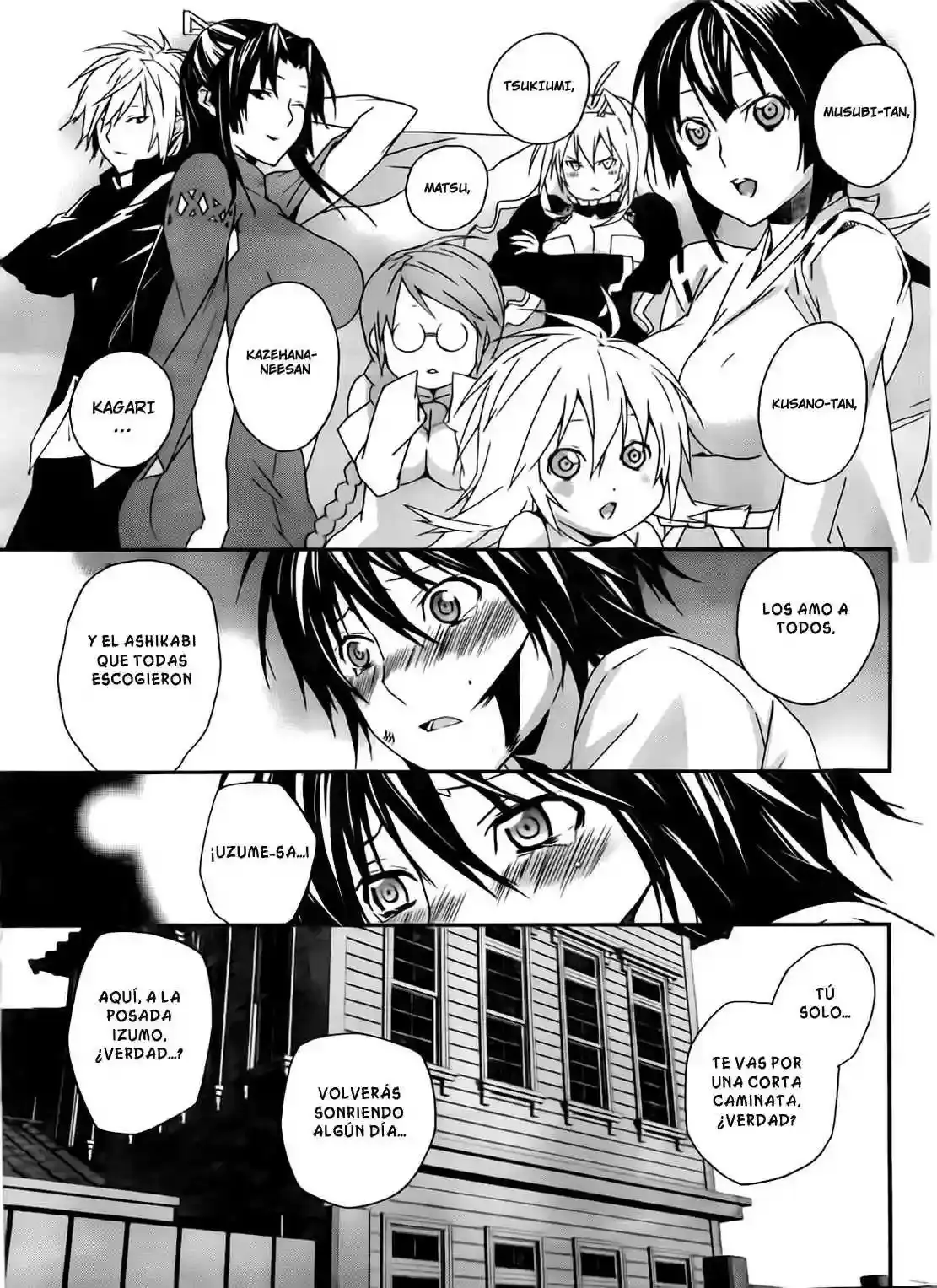 Sekirei capítulo 107, página 8