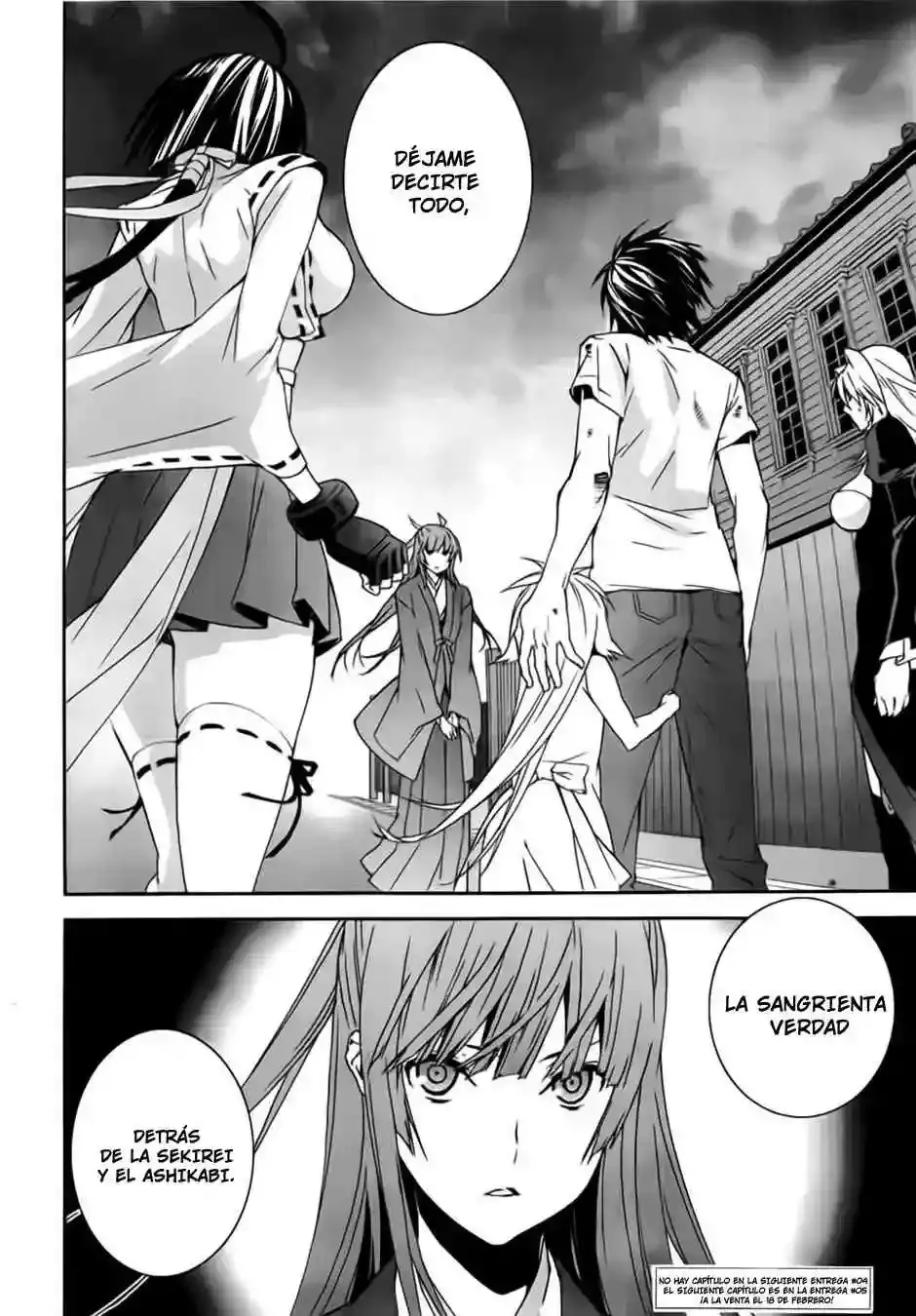 Sekirei capítulo 110, página 17