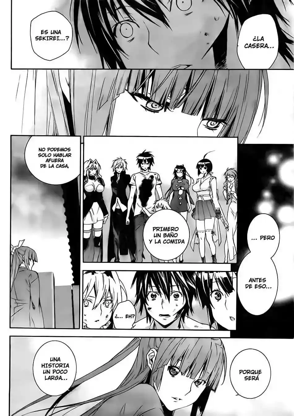 Sekirei capítulo 111, página 3