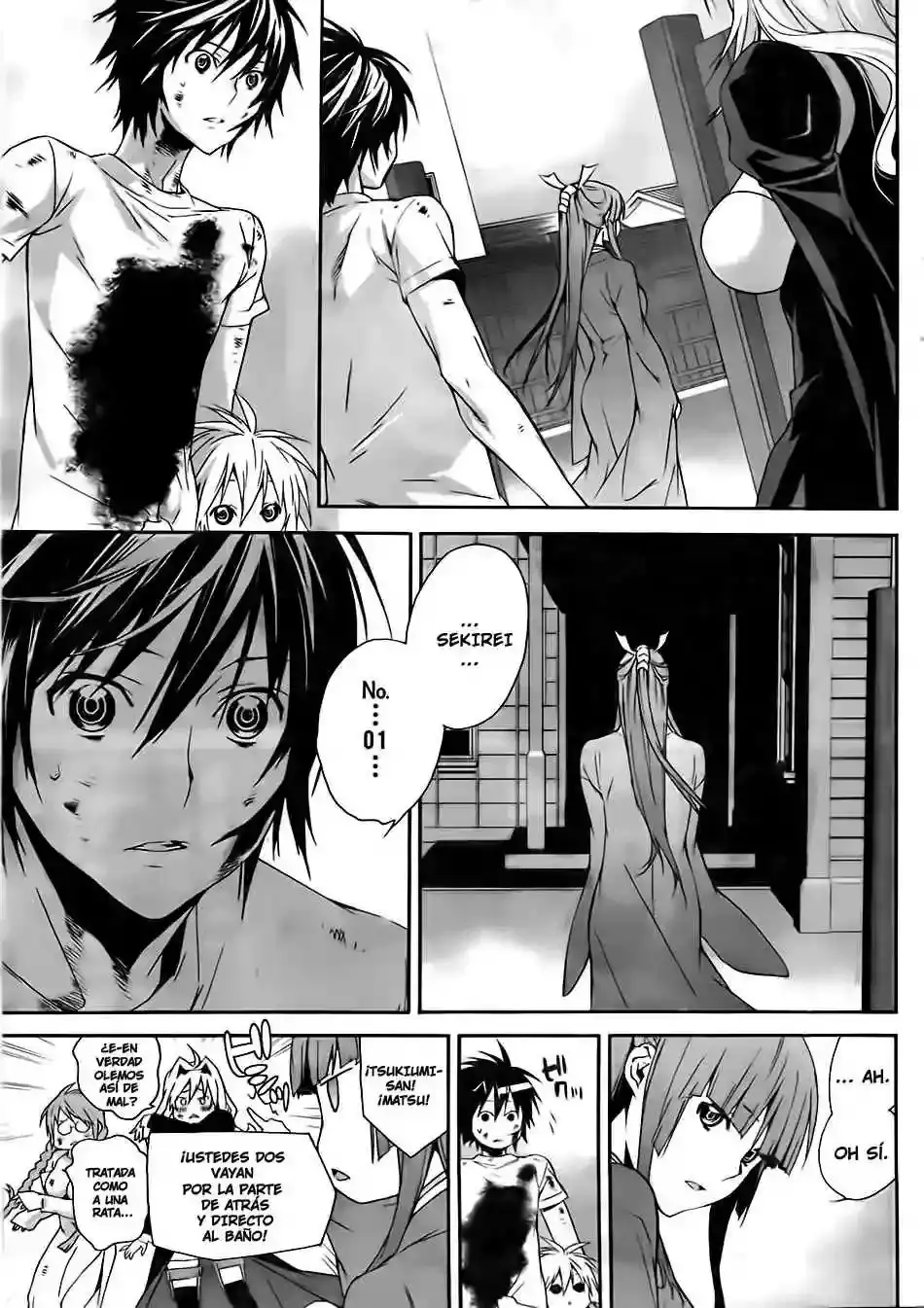 Sekirei capítulo 111, página 4