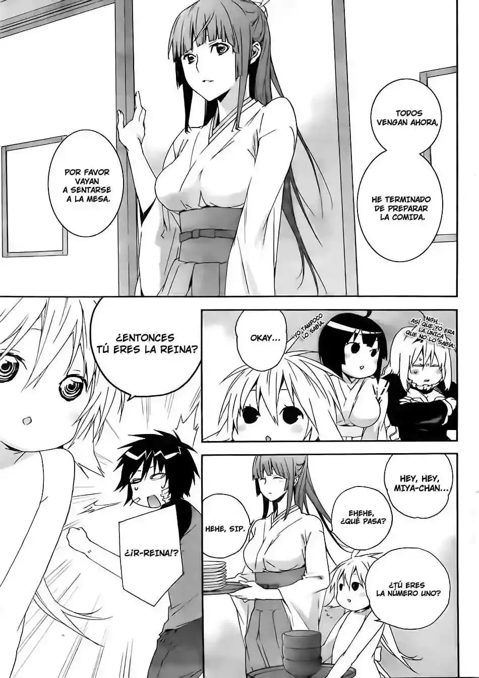 Sekirei capítulo 111, página 14