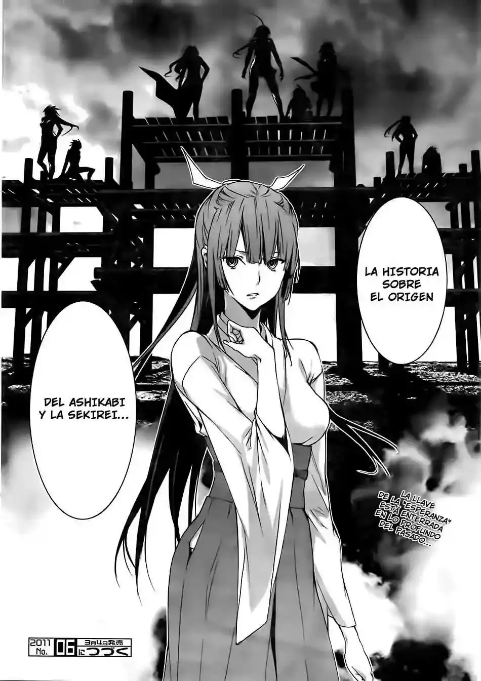 Sekirei capítulo 111, página 17