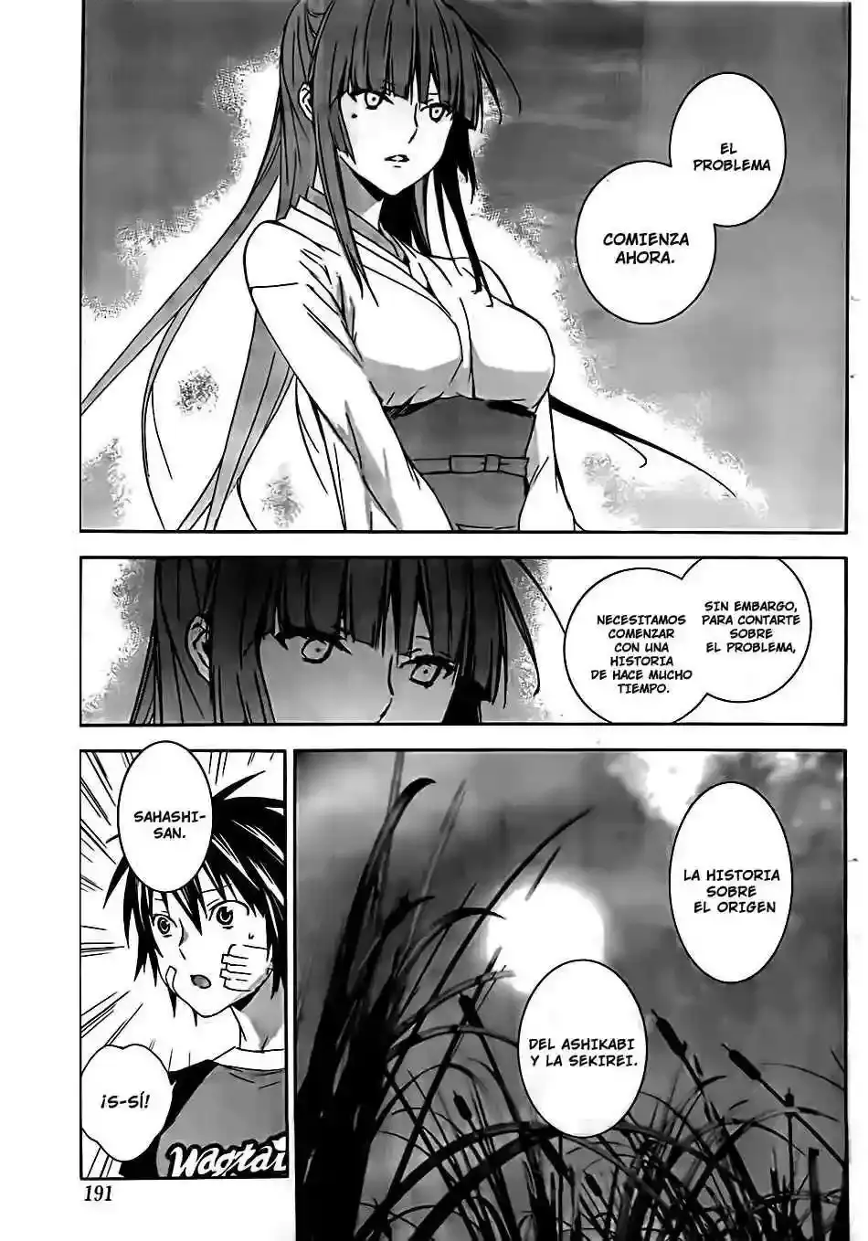 Sekirei capítulo 112, página 8