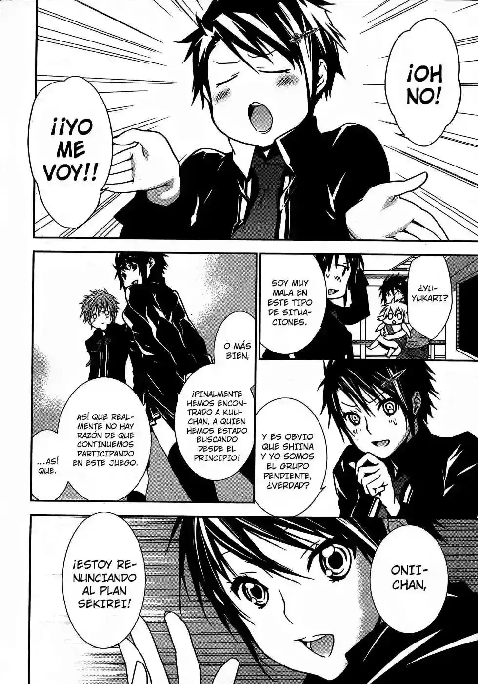 Sekirei capítulo 133, página 2