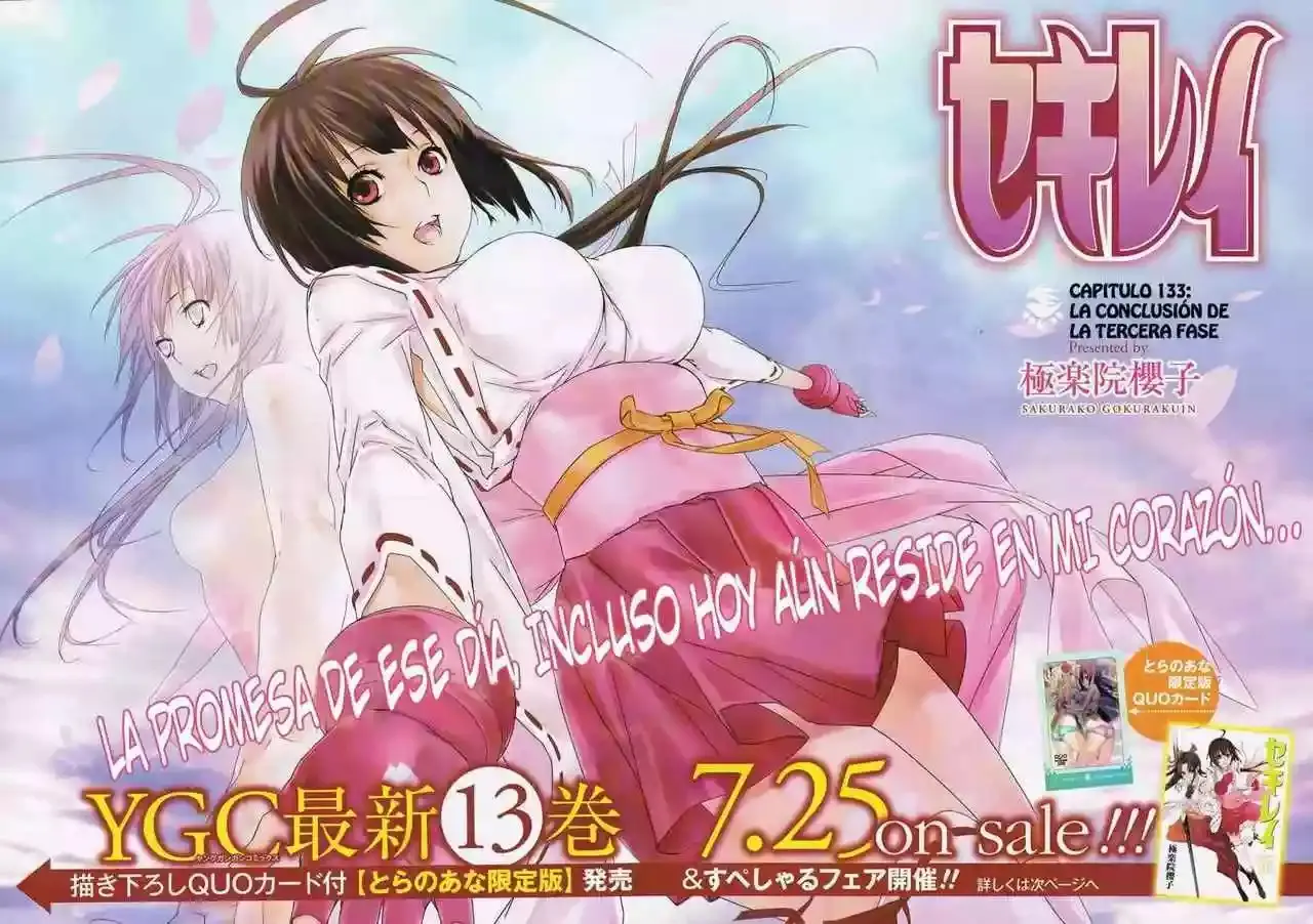 Sekirei capítulo 133, página 6