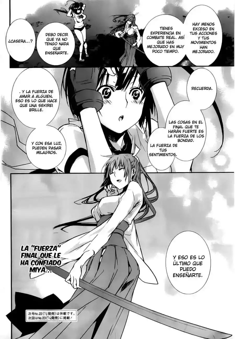 Sekirei capítulo 137, página 13